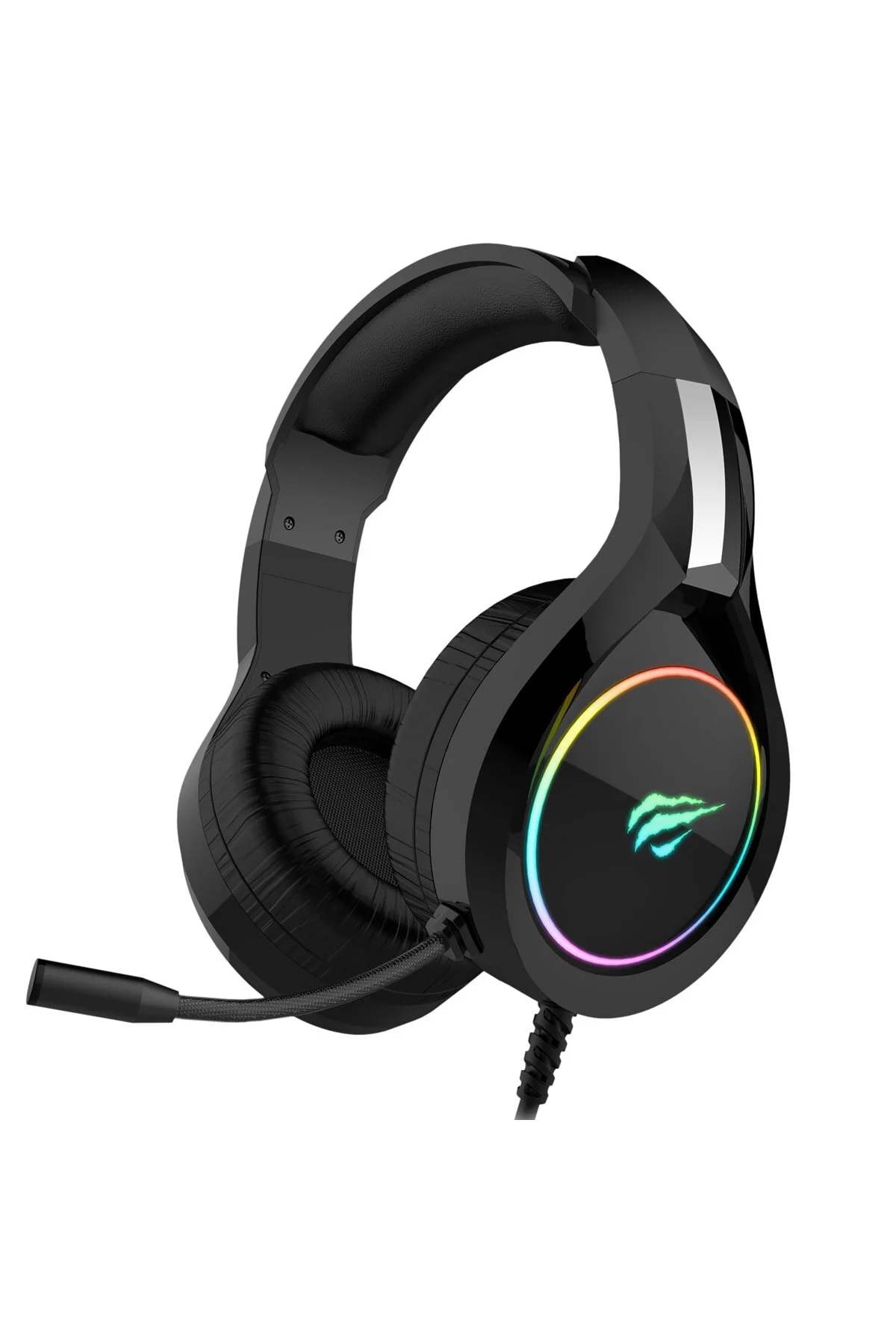 هدست مخصوص بازی میکروفون GAMENOTE H2232D RGB E SPORTS GAMING BLACK Havit