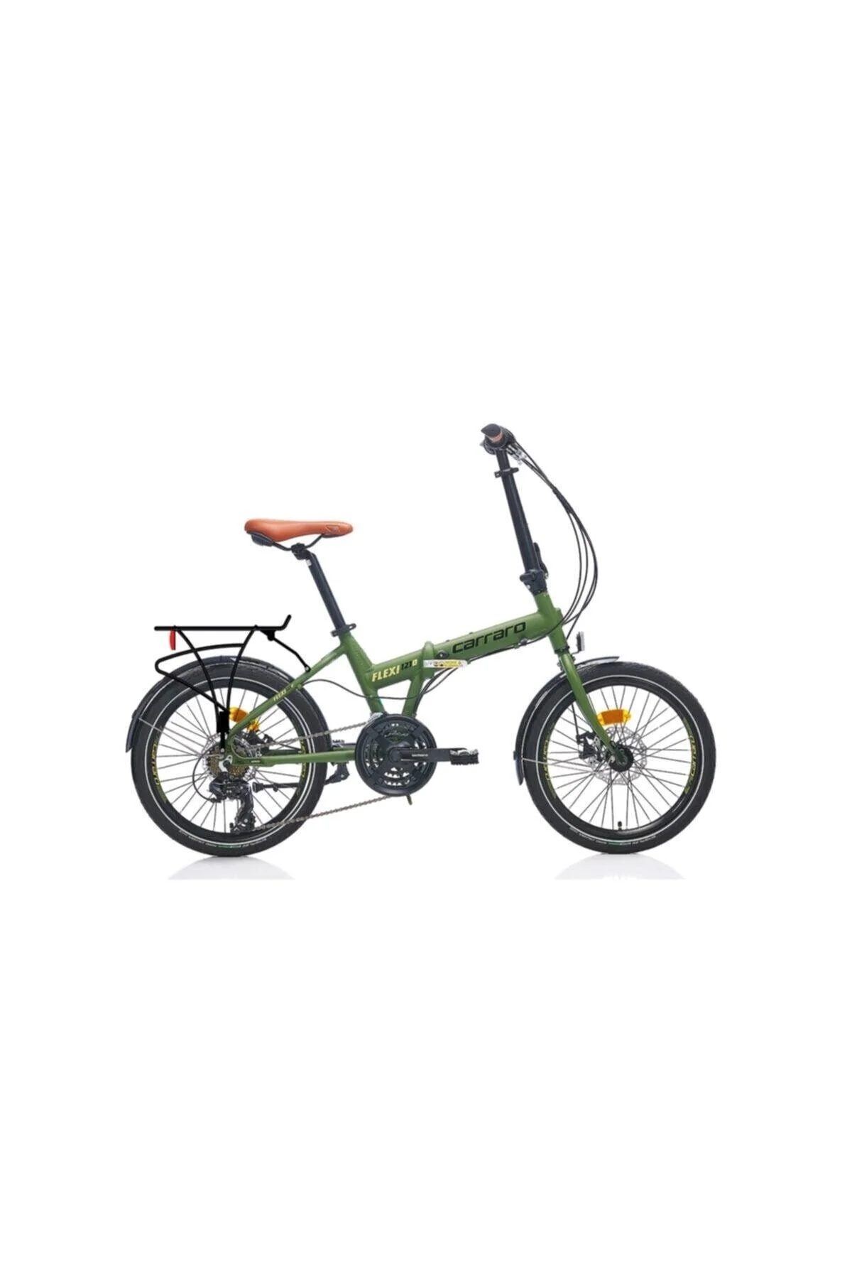 دوچرخه مشکی مردانه 121D 20 21 V MD قابل تاشو بیانکی Bianchi