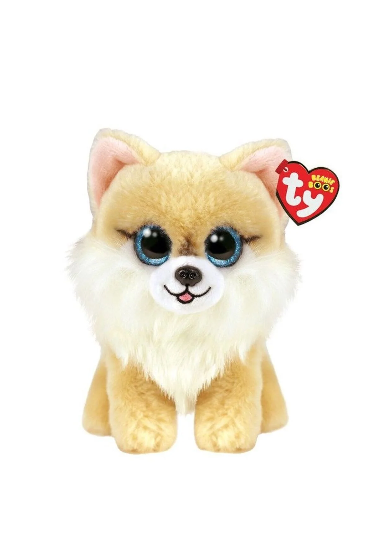 اسباب بازی های پشمی لانه زنبوری کرم سگ 15 سانتی متری تای پلاس THE BEANIE BOO'S COLLECTION Genel Markalar