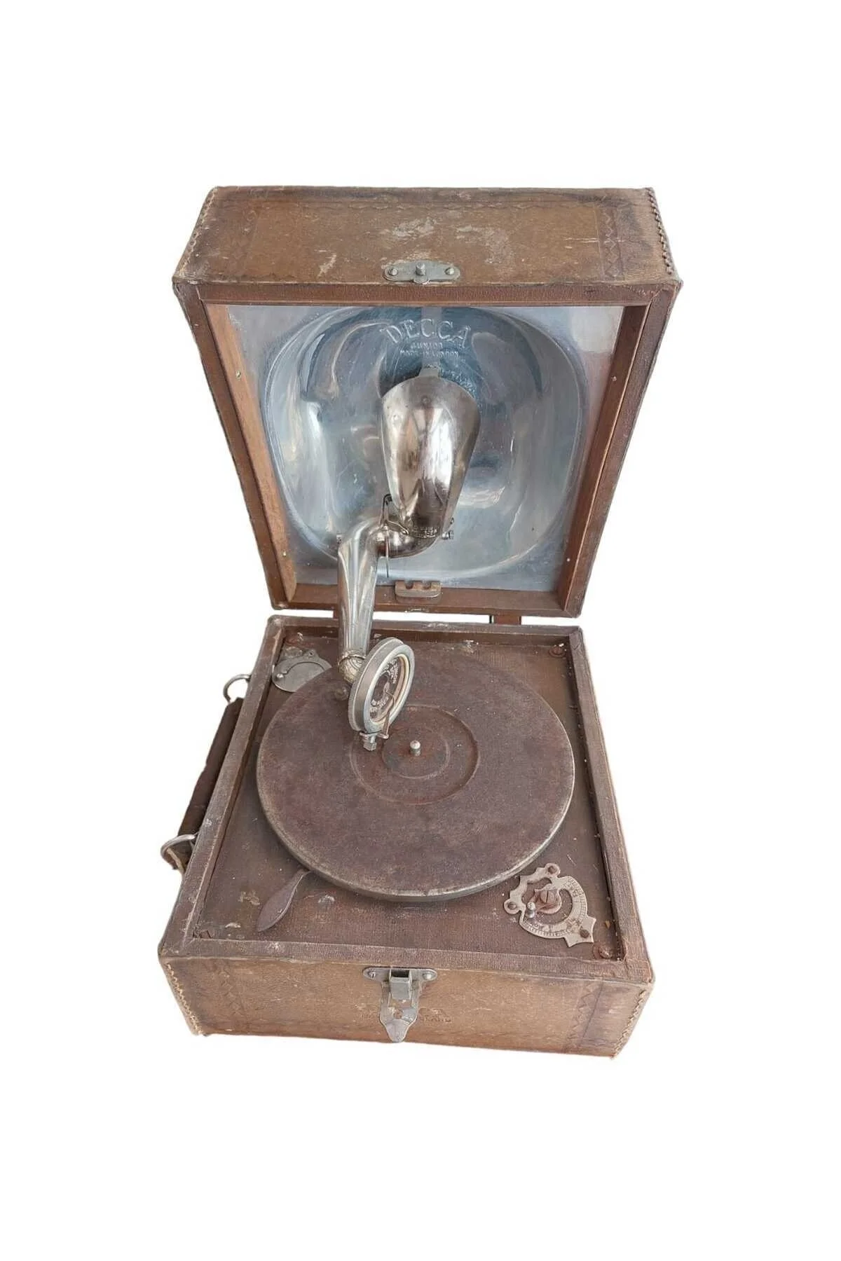 گِرامافون و صفحه گردان کیف DAJCA ANTIQUE GRAMAFON اورجینال Dedemin Antikaları