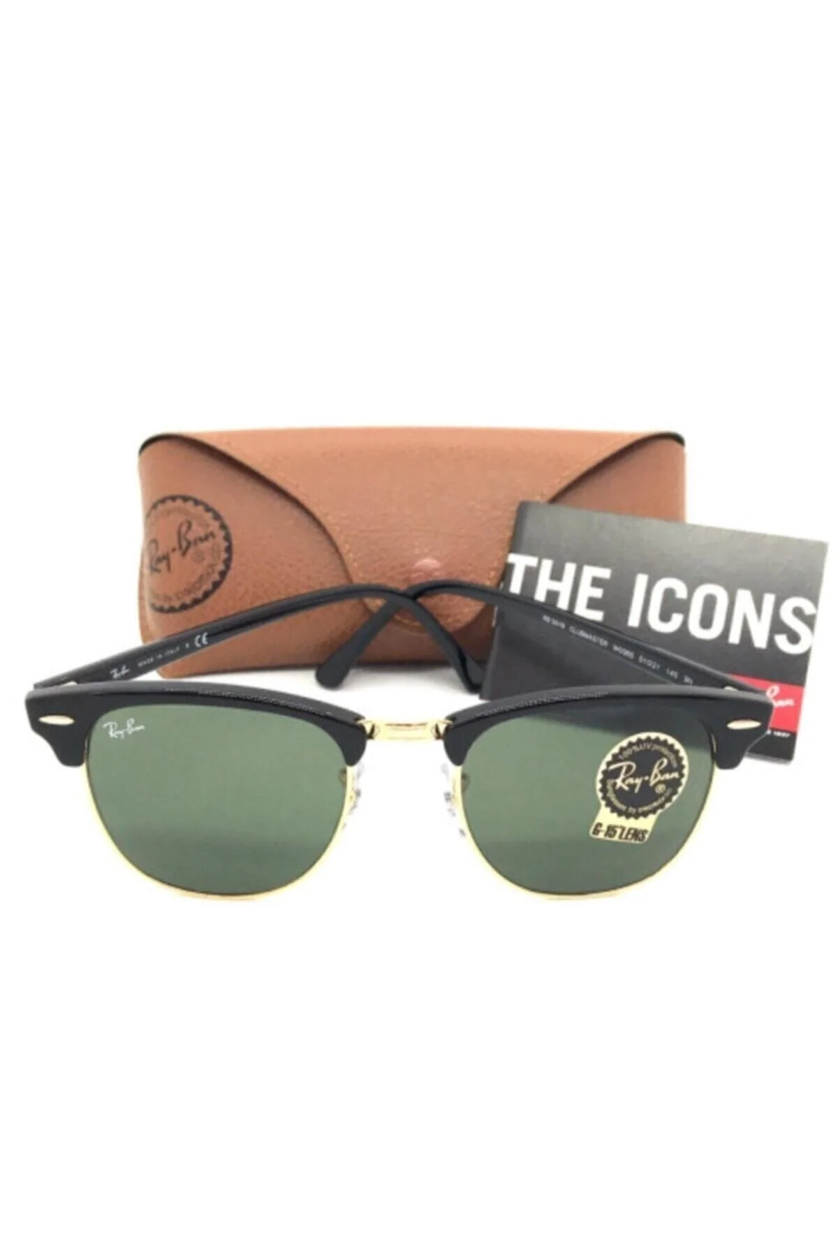 عینک آفتابی RB3016 W0365 51 CLUBMASTER UNISEX ری بن اورجینال Ray-Ban