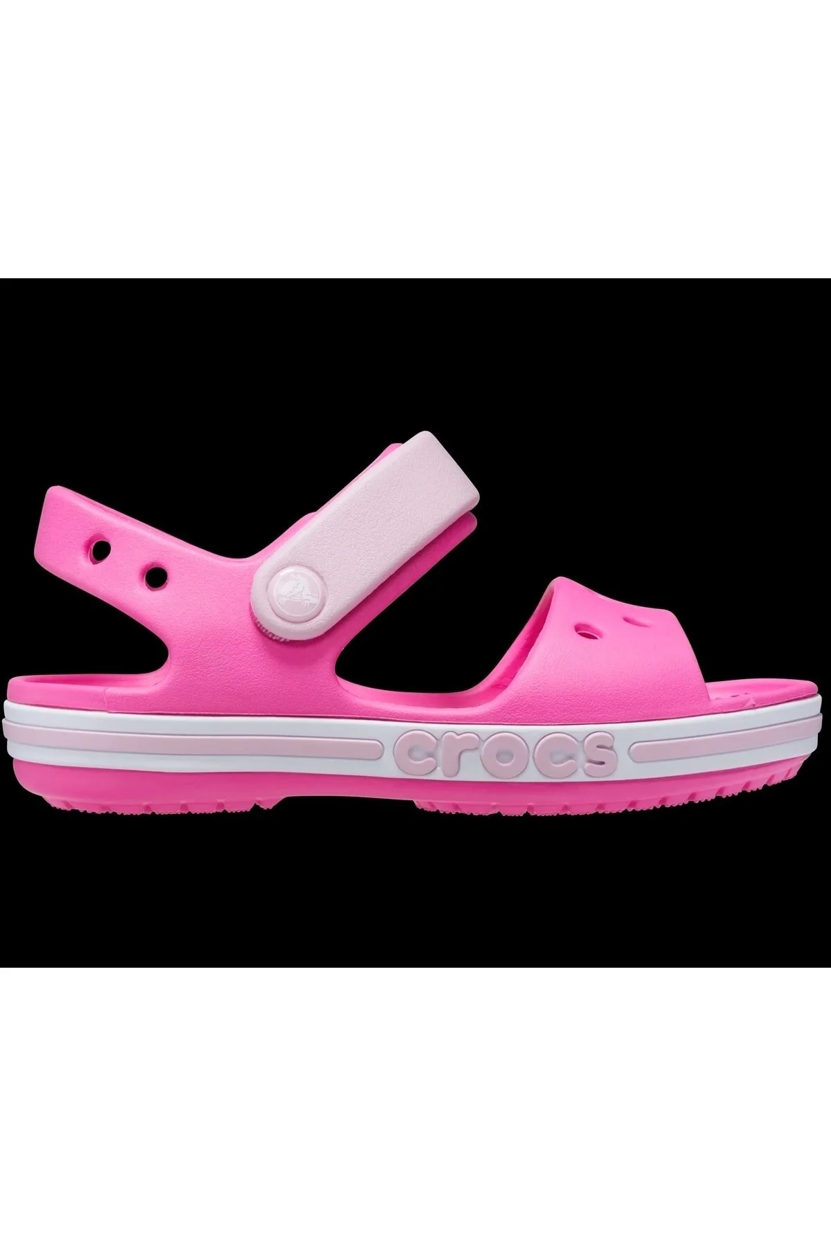 کفش دخترانه پسرانه یونیسکس صندل Bayaban صورتی کراکس Crocs