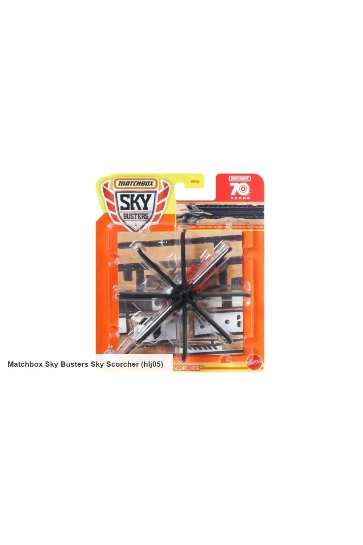 هلیکوپتر و هواپیمای اسباب بازی Sky Busters Scorcher HLJ05 اورجینال Matchbox