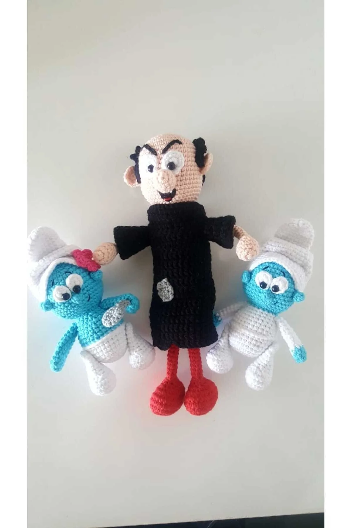 اسباب بازی های فیگور شخصیت مجموعه ارگانیک SMURFS غرغره خواب و زیبا ŞİRİNLER