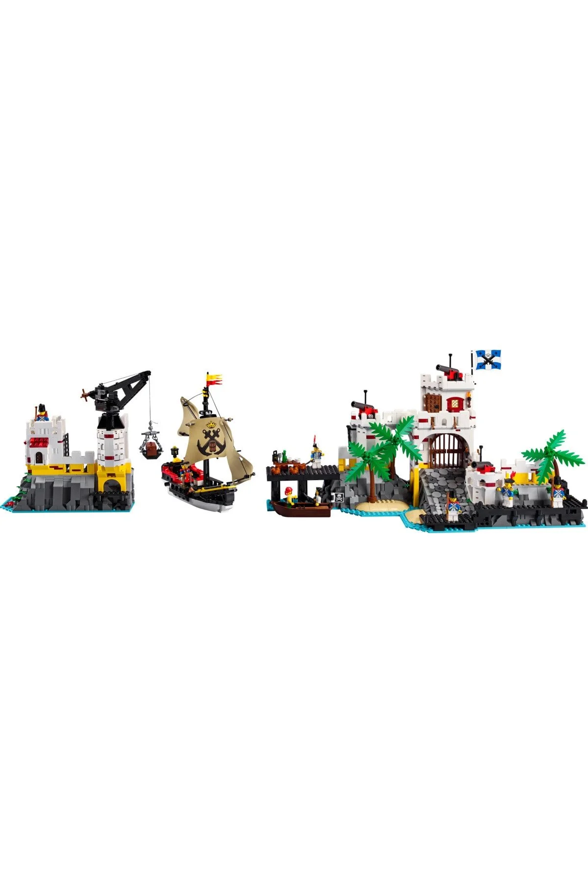 لگو و اسباب بازی های ساخت محور نمادهای 10320 قلعه الدورادو 2509 قطعه LEGO