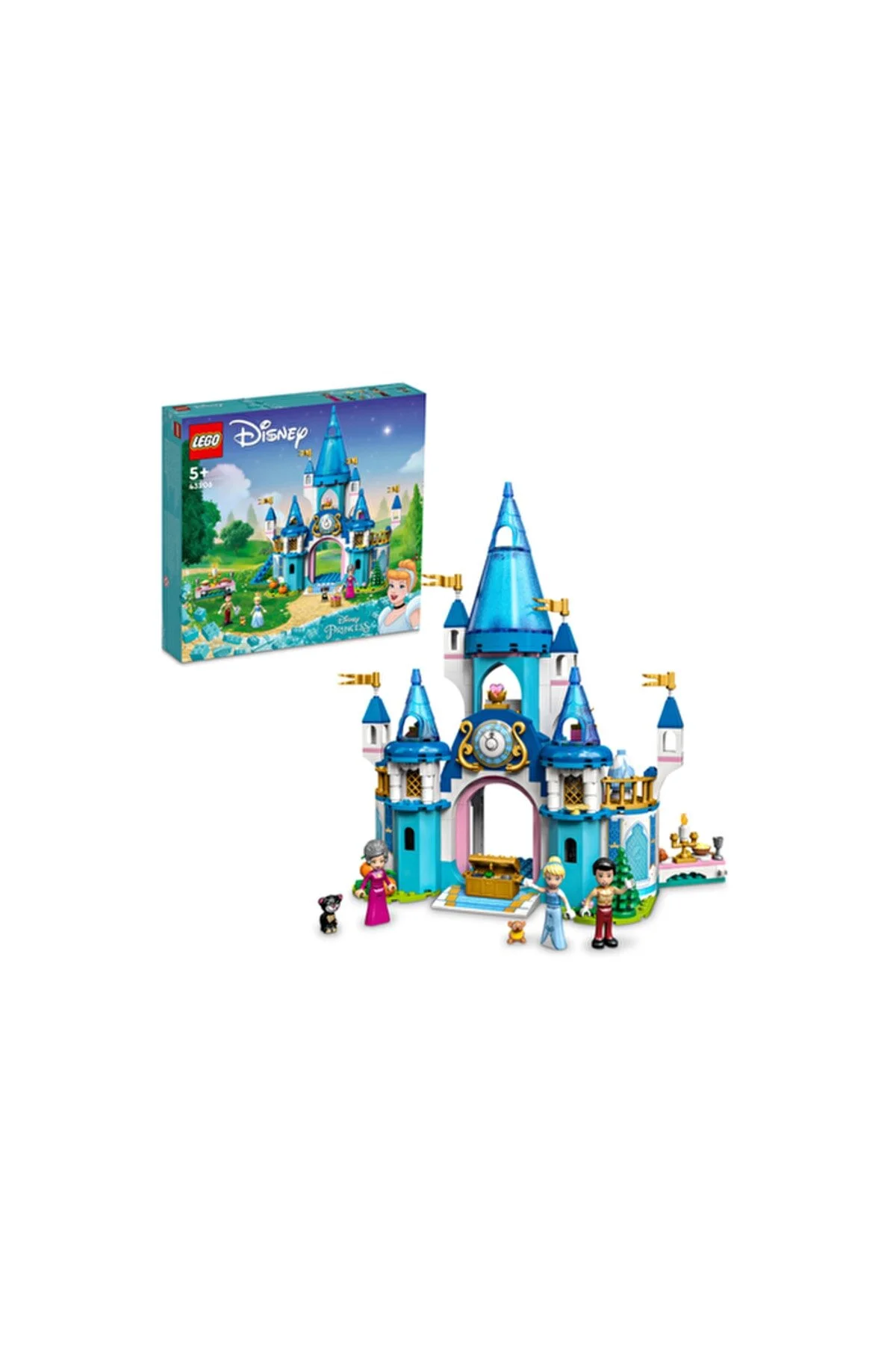 اسباب بازی های دیگر پرنسس سیندرلا و قلعه شاهزاده جذاب دیزنی 43206 اورجینال LEGO