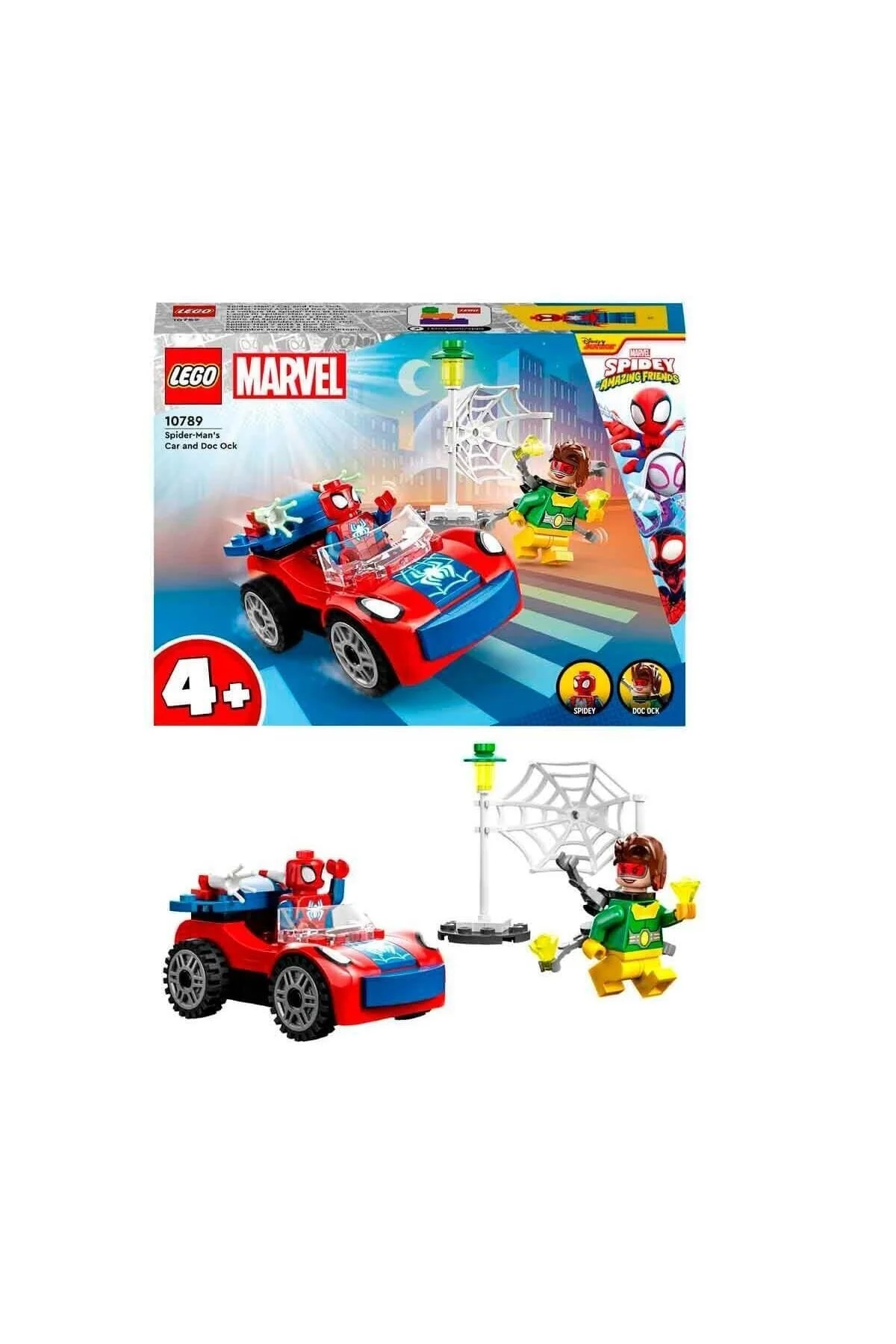اسباب بازی های دیگر ماشین مردانه عنکبوتی مارول و دکتر اختاپوس 10789 اورجینال LEGO