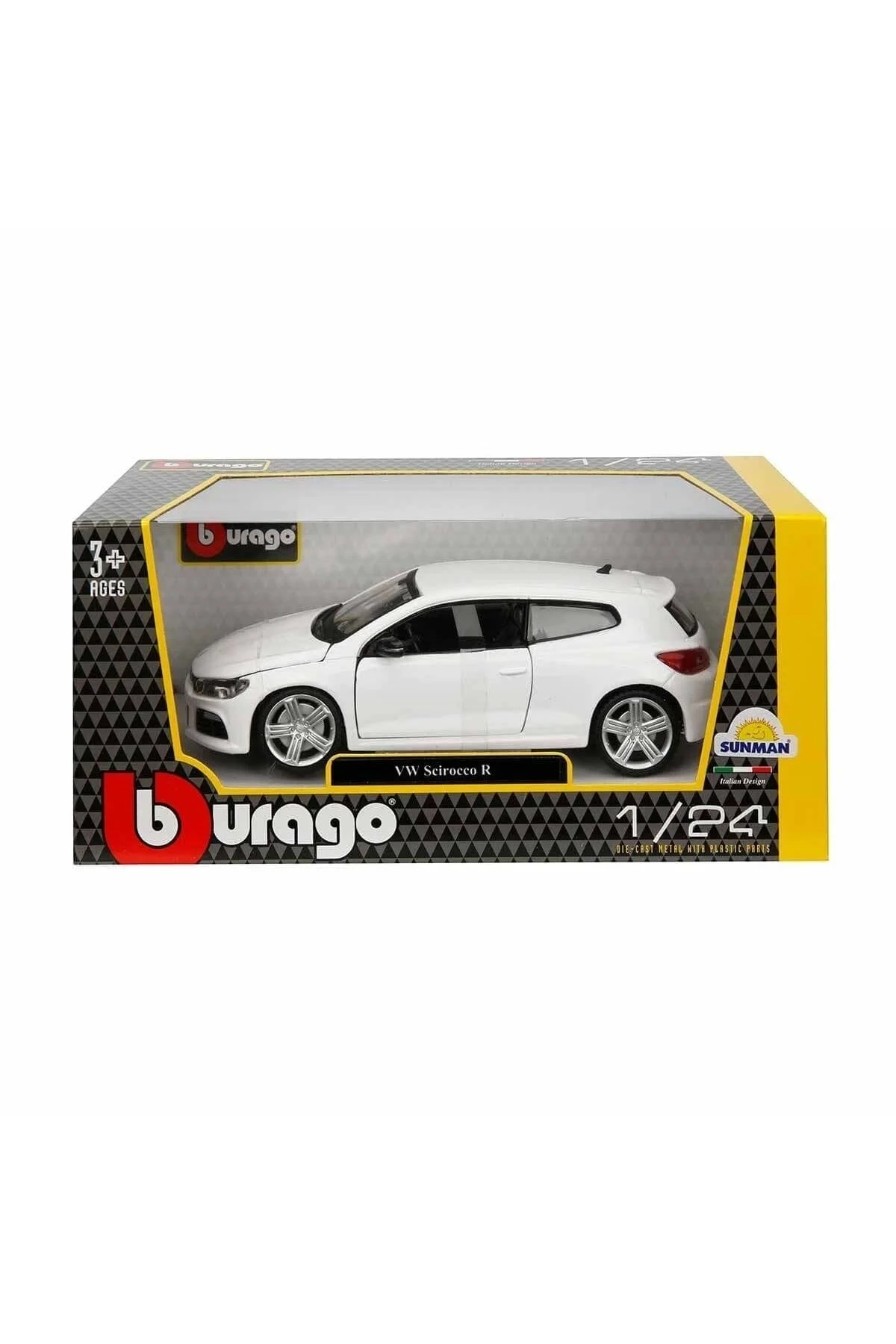 WELLY Volkswagen Scirocco 1/24 مدل Car-سفید P1325S4921
