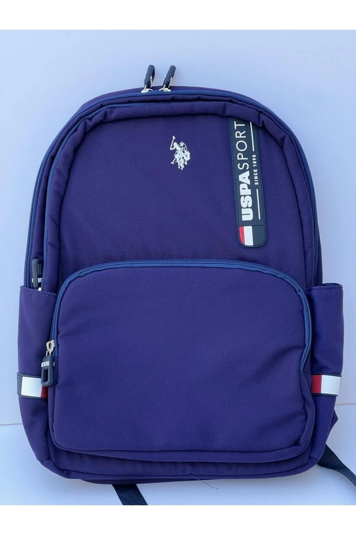 کیف مدرسه آبی مردانه و زنانه کوله پشتی ورزشی برای استفاده روزانه مجوز از فصل جدید U.S. Polo Assn.