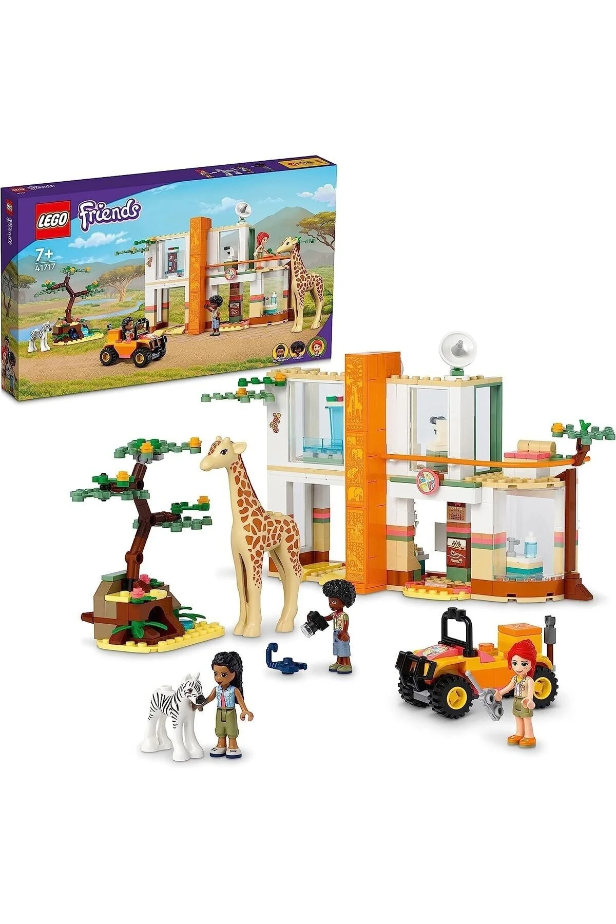 لگو ® دوستان مرکز بازیابی حیوانات وحشی میا 41717 7 سال بالاتر برای 3 حیوان اورجینال LEGO