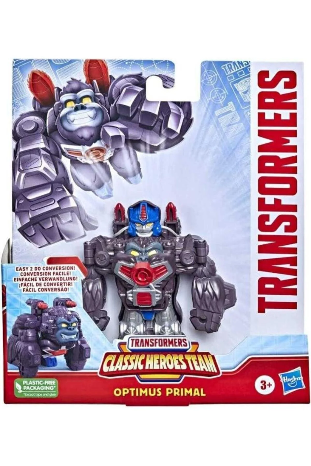 اسباب بازی های نوزاد و فعالیتی Transformers کلاسیک Heros Team Optimus Primal  Hasbro