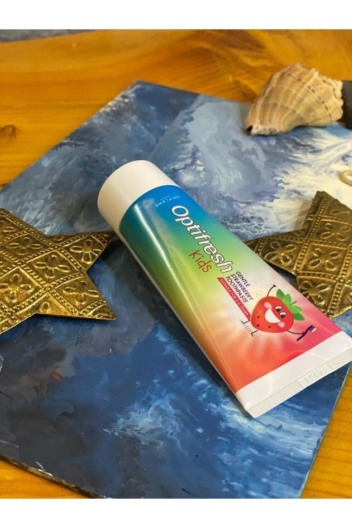 مسواک کودکانه با عصاره توت فرنگی نرم اپتی فرش اوریفلیم Oriflame