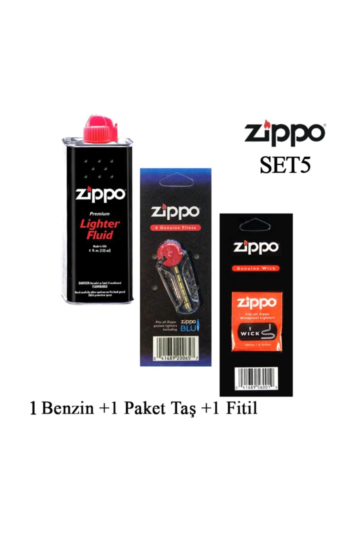 گاز فندک نارنجی مجموعه عرضه سبک تر 1 WICT SET زیپو Zippo