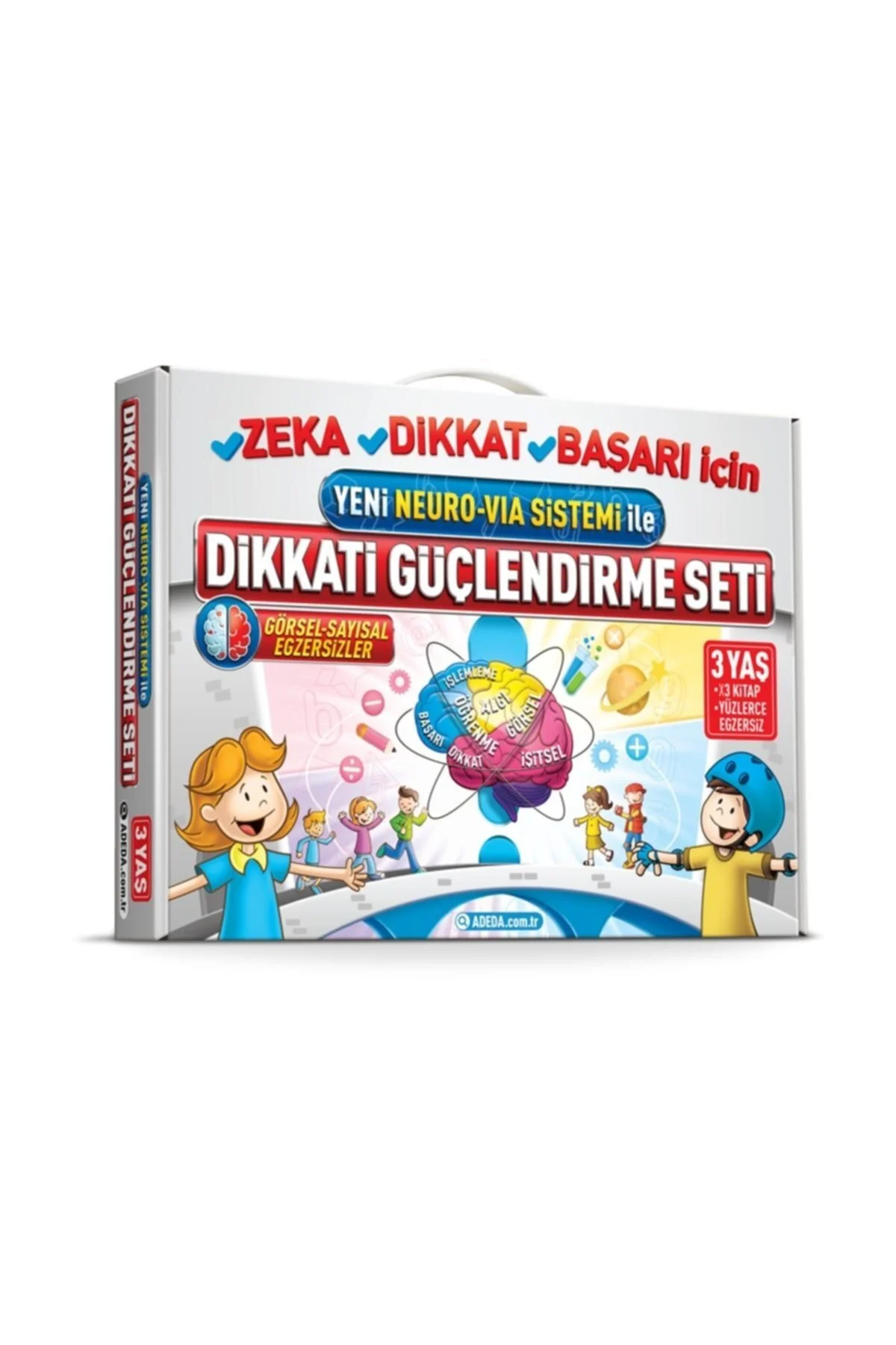 کتاب های فعالیت و آموزشی مجموعه توجه ASMAN 3 SET DGS +مجموعه داستان Adeda Yayınları