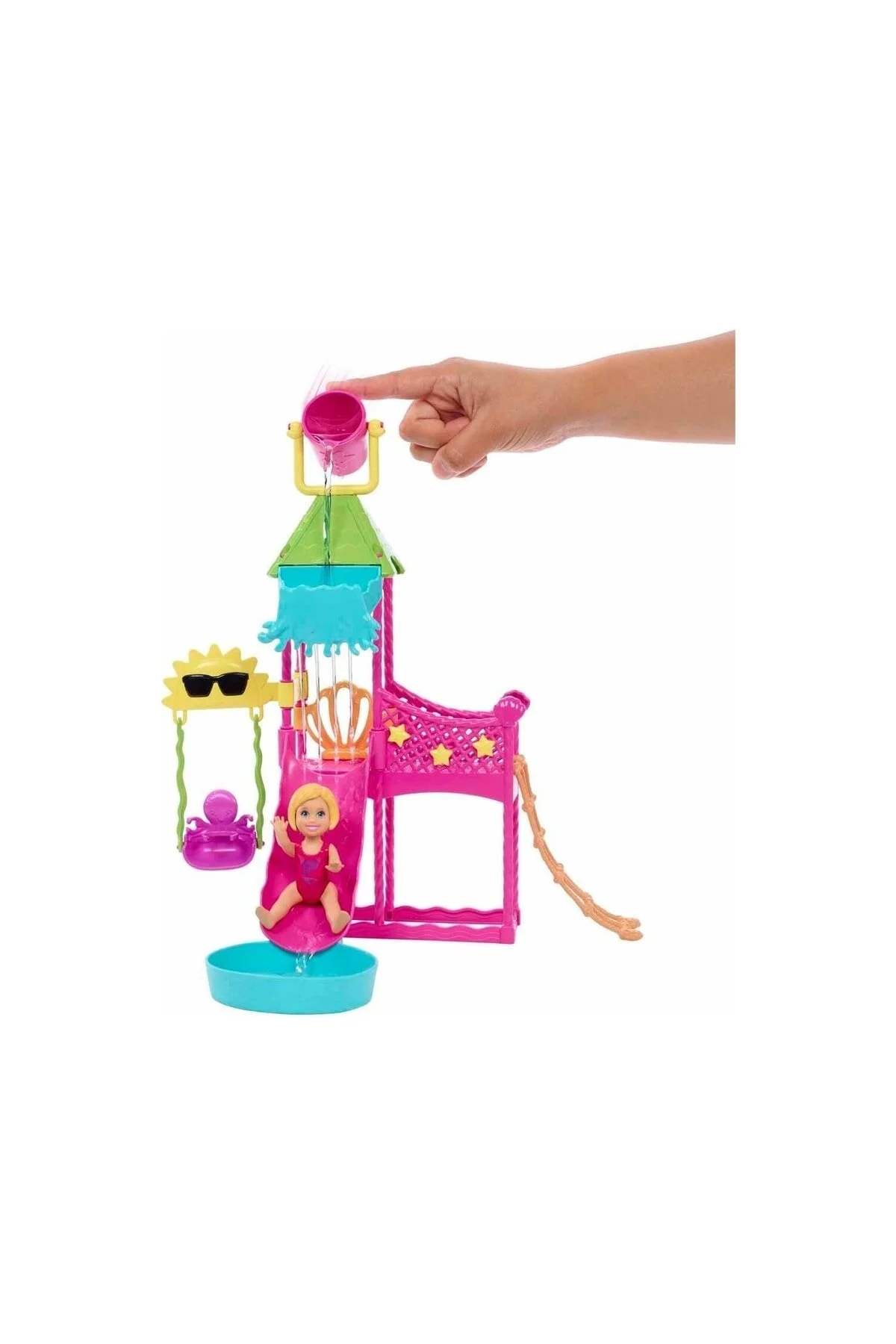 عروسک های مدل مجموعه بازی سرگرم کننده پارک آب SKIPPER HKD80 Barbie