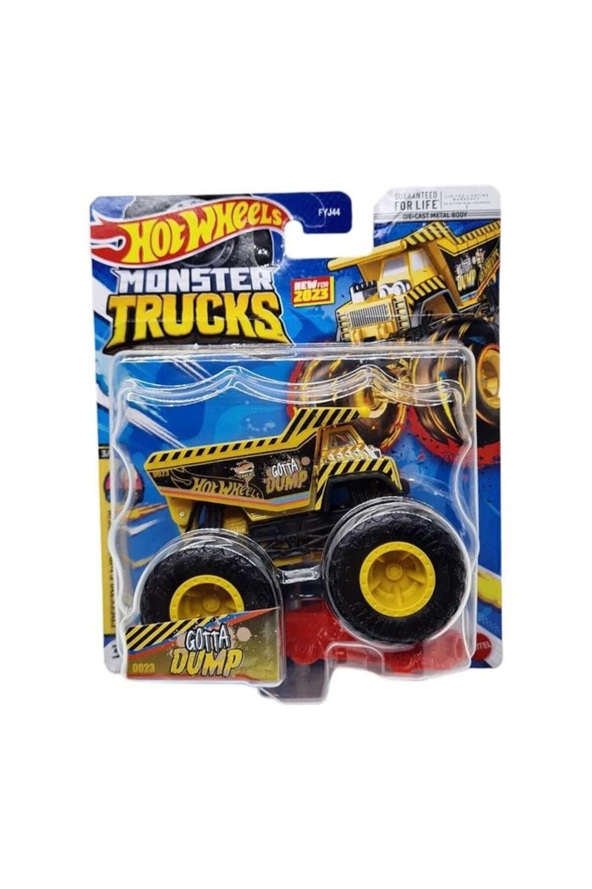 ماشین اسباب بازی کامیون های هیولا FYJ44 1:64 GOTTA DUMP HKM35 هات ویلز اورجینال HOT WHEELS