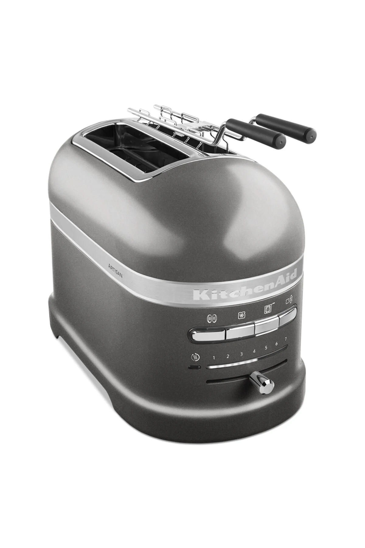 توستر خاکستری Artisan 2 برش دستگاه سرخ کردن نان 5Kmt2204  Kitchenaid