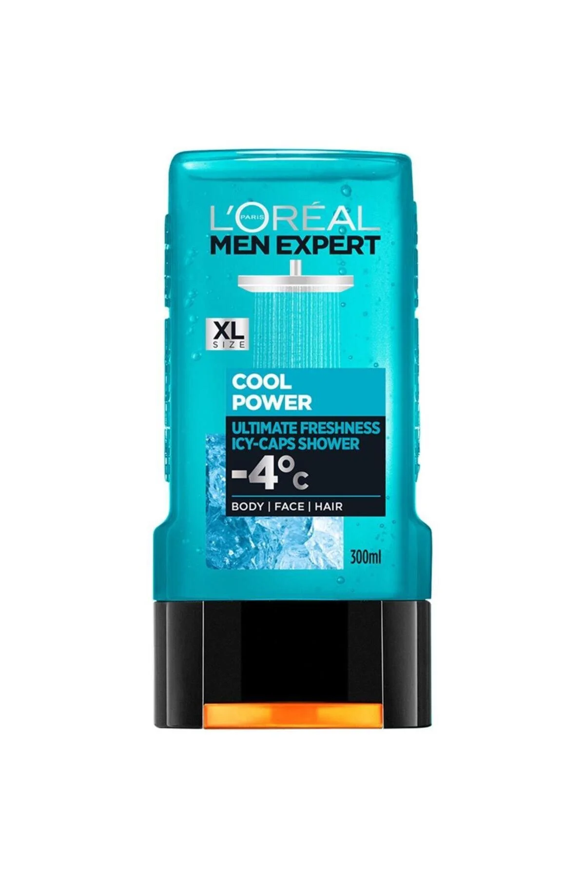 L'Oreal Paris ژل شستشوی بدن خنک کننده مردانه Men Expert Cool Power احساس خنکی فوری و طراوت ماندگار 300میل