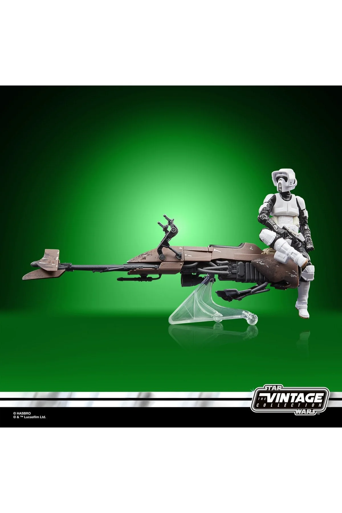 فیگور جنگ ستارگان: بازگشت وسایل نقلیه دوچرخه سرعت و شکل Jedi Vintage عمل  Hasbro