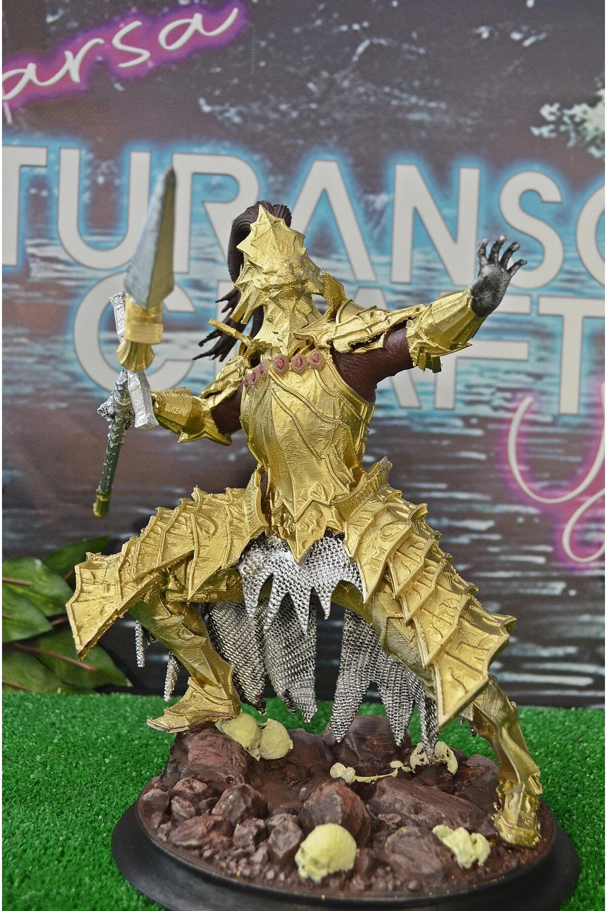فیگور اژدها کش ORNSTEIN DARK SOULS PAINTED FIGURE 20 CM SIZE LARGE TuransoyCraft