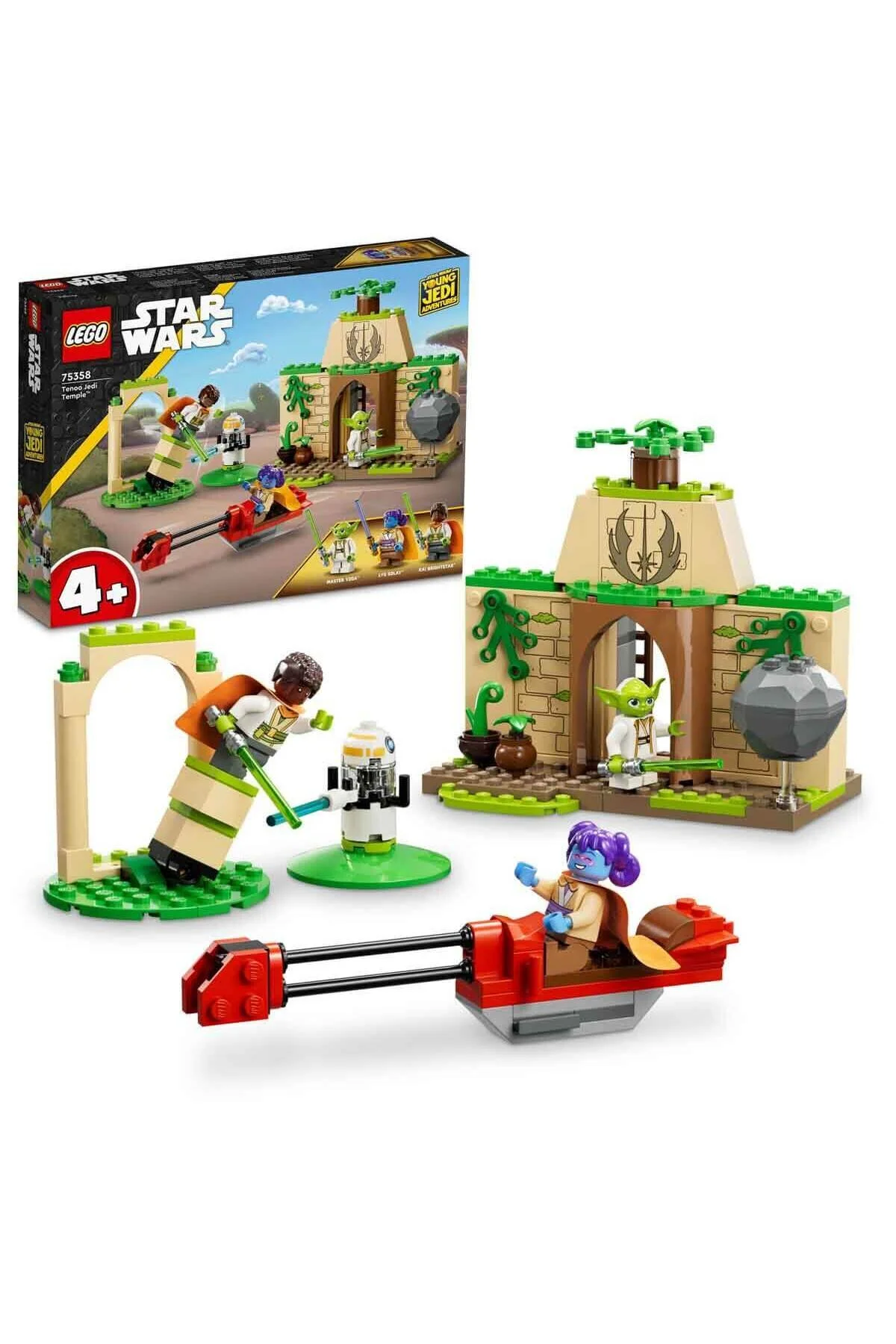 لگو معبد جنگ ستارگان TENOO JEDI 75358 اورجینال LEGO