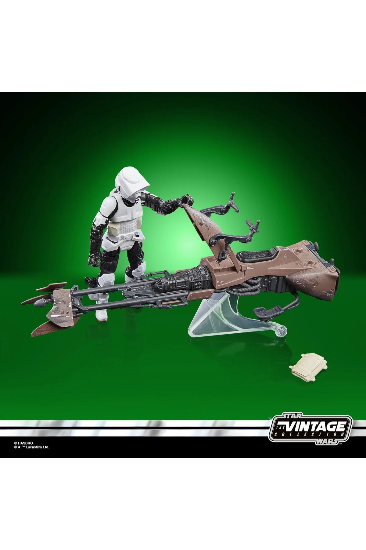 فیگور جنگ ستارگان: بازگشت وسایل نقلیه دوچرخه سرعت و شکل Jedi Vintage عمل  Hasbro