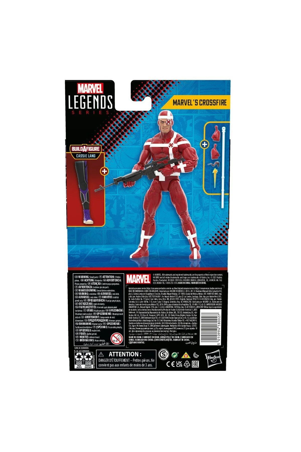 فیگور مورچه و Wasp: Legends Marvel Quantumania Marvel's Crossfire Cassie Lang Baf Hasbro