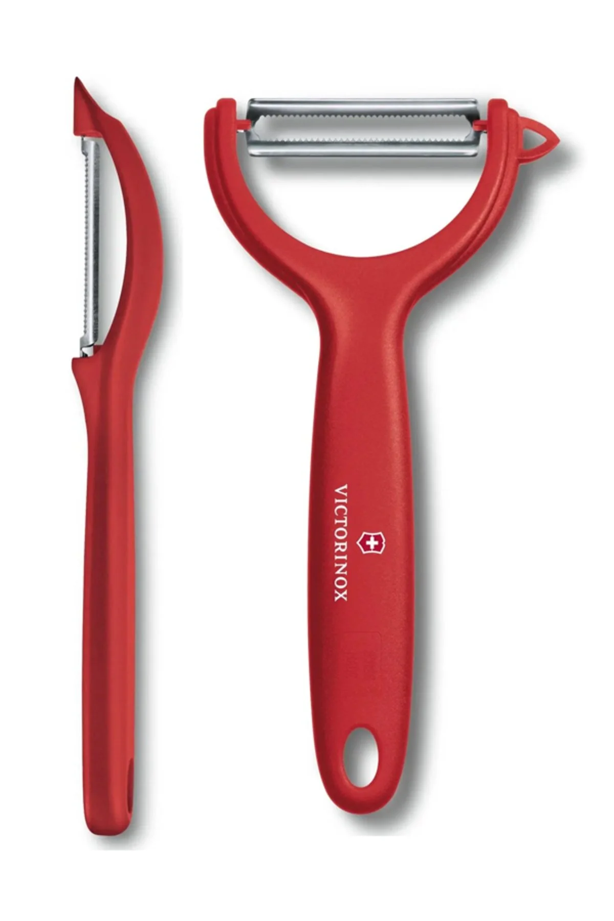 پوست‌کن قرمز VICTORINOX ست لایه بردار 2 تکه Swissکلاسیک میوه سبزیجات گوجه فرنگی کیوی Genel Markalar