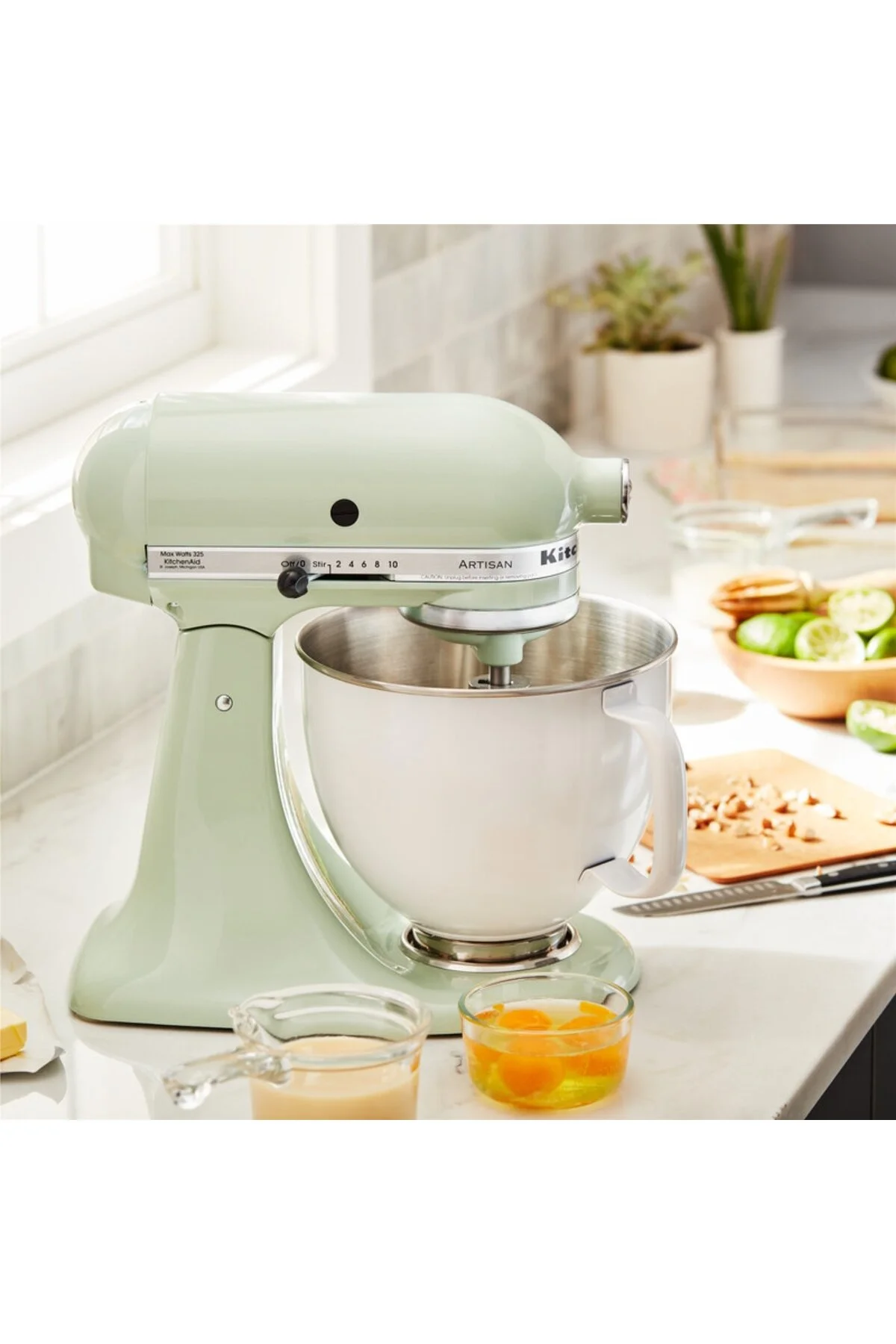 قطعه یدکی مخلوط کن 48 لیتر برای کاسه استیل ضدزنگ میکسر سفید 5Ksm5Ssbwh ایستاده است  Kitchenaid