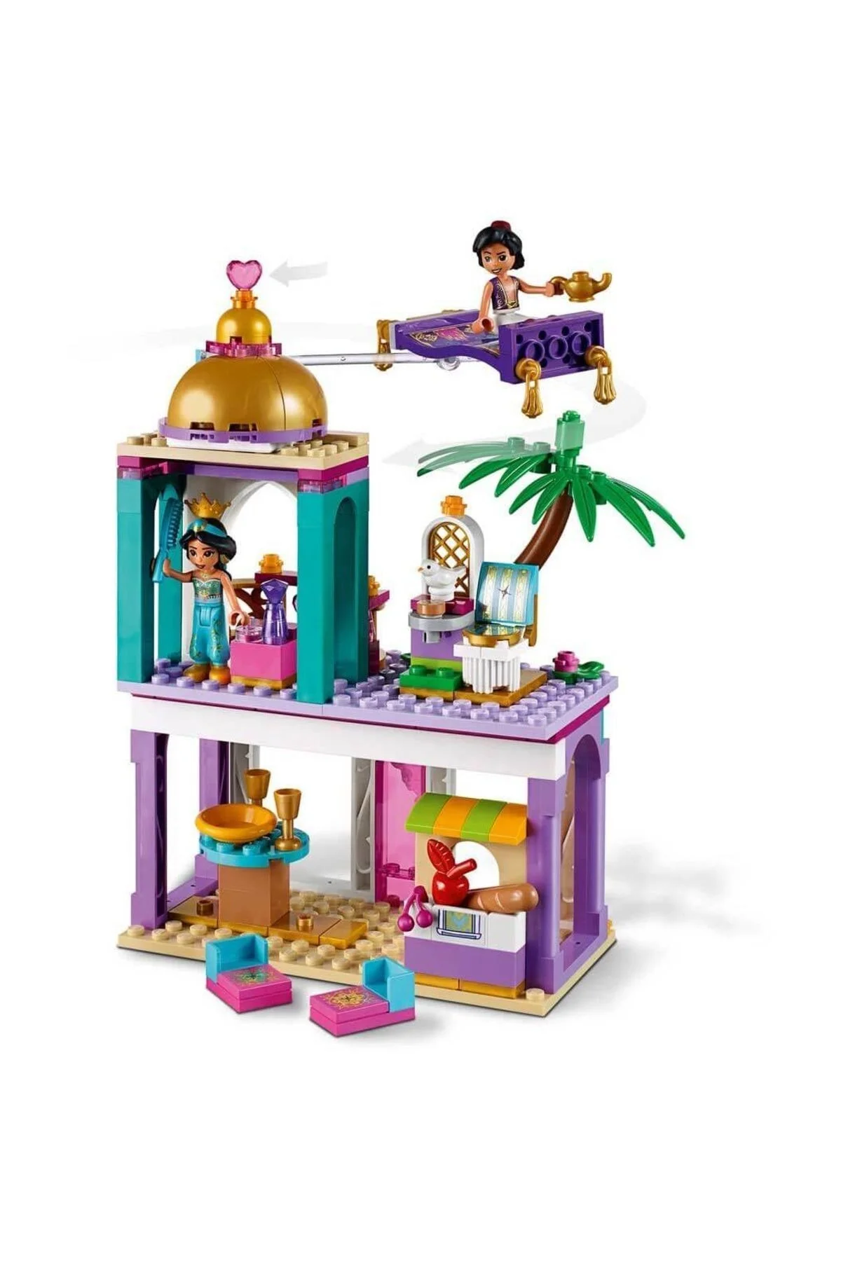 LEGO Disney Princess 41161 Aladdin and Jasmine's Palace Adventures