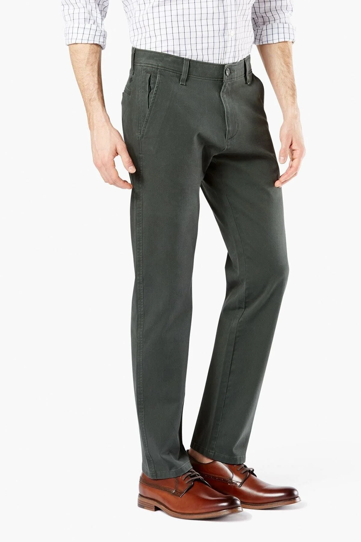 شلوار ورزشی خاکستری مردانه شلوارهای Chino 360 Flex Smart Slim Fit لیوایز Dockers