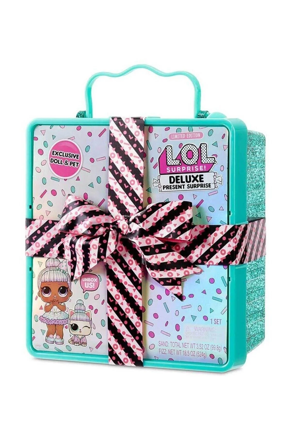 اسباب بازی های فیگور دیگر L.O.L SPARKLING GIFT SURPRISE LLUD7000 فیروزه Lol