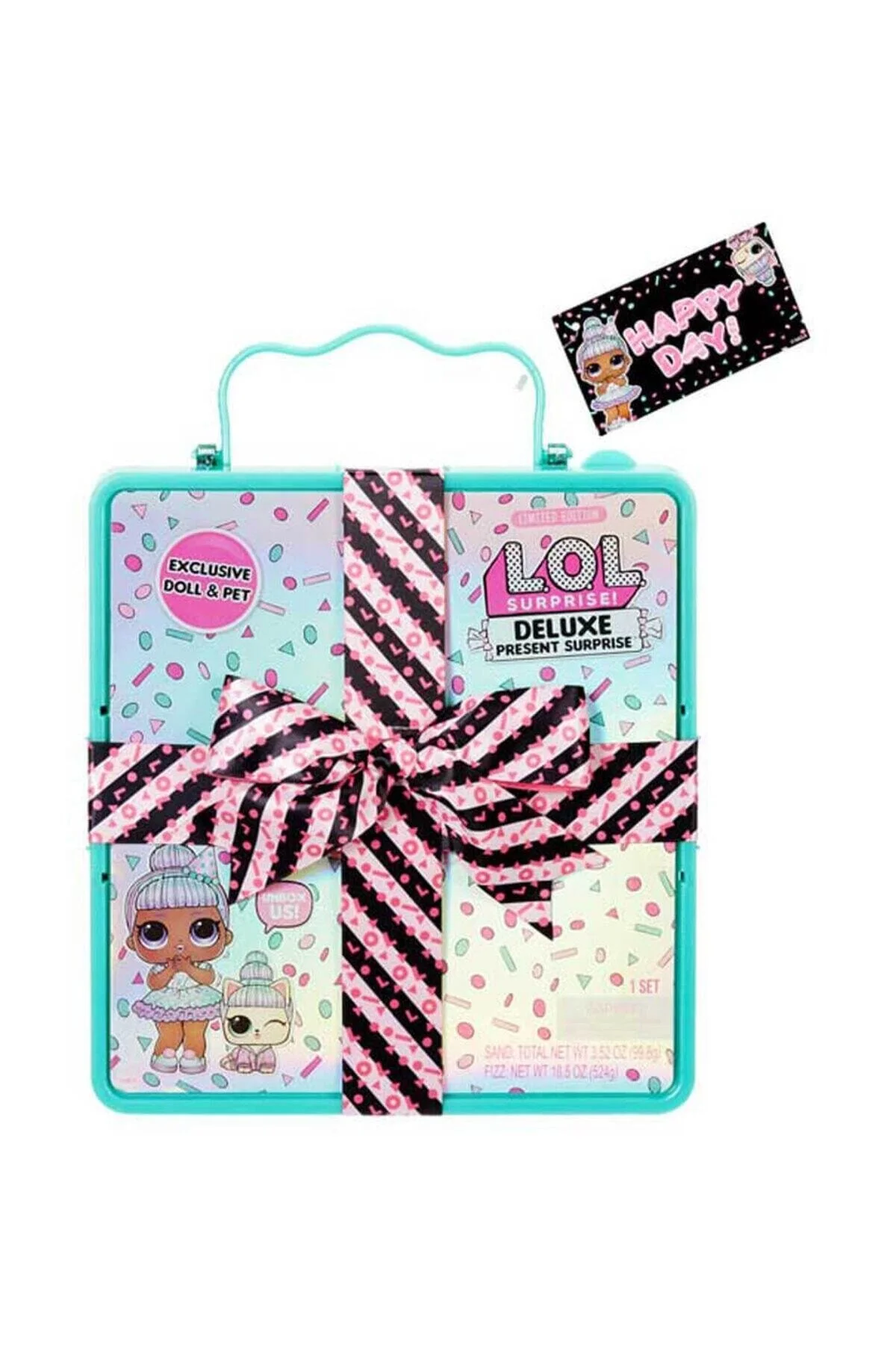 اسباب بازی های فیگور دیگر L.O.L SPARKLING GIFT SURPRISE LLUD7000 فیروزه Lol