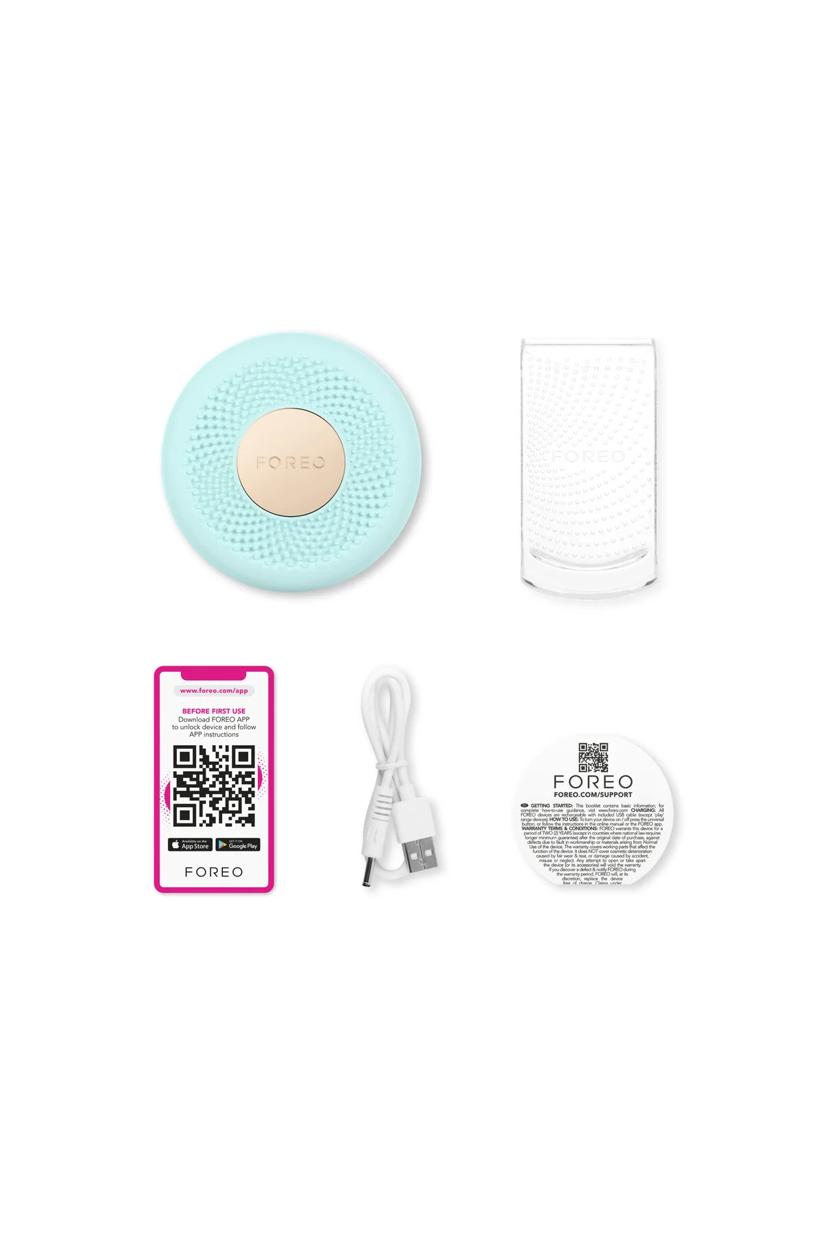 دستگاه شستشوی صورت آبی واتر جت Ufo ™ 3 Mini Power Mask و درمانی سبک Foreo