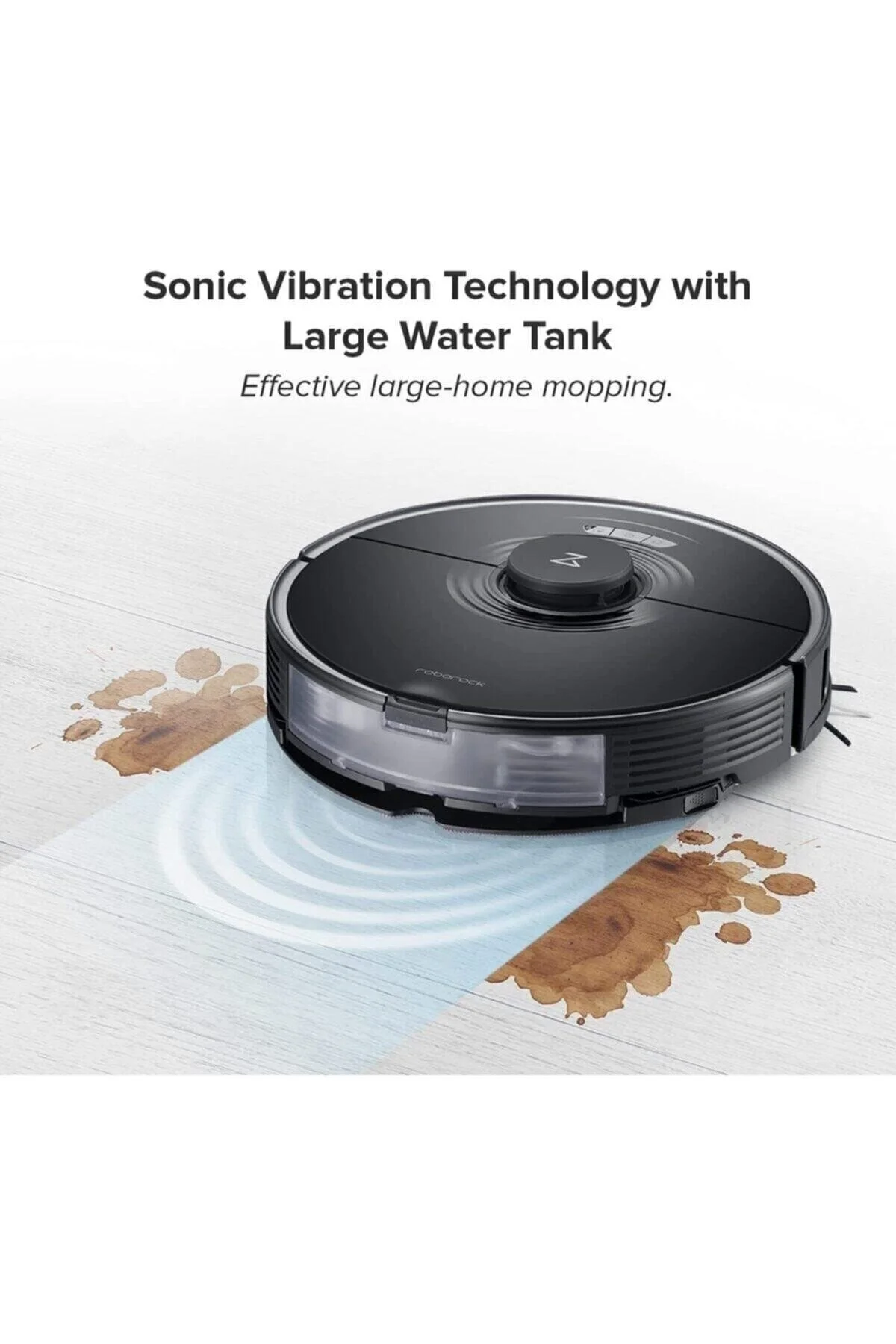 جاروبرقی رباتیک مشکی S7 اورجینال Roborock