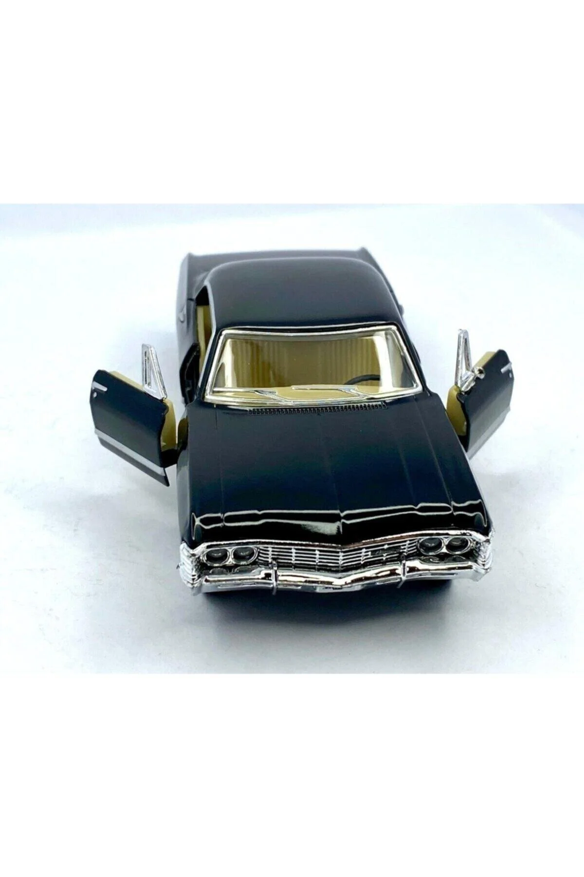 ماشین اسباب بازی PULL DROP 1967 شورولت ایمپالا مشکی VARDEM TOY CAR Kinsmart