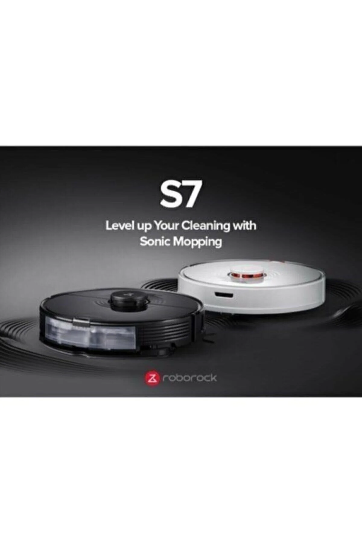 جاروبرقی رباتیک مشکی S7 اورجینال Roborock