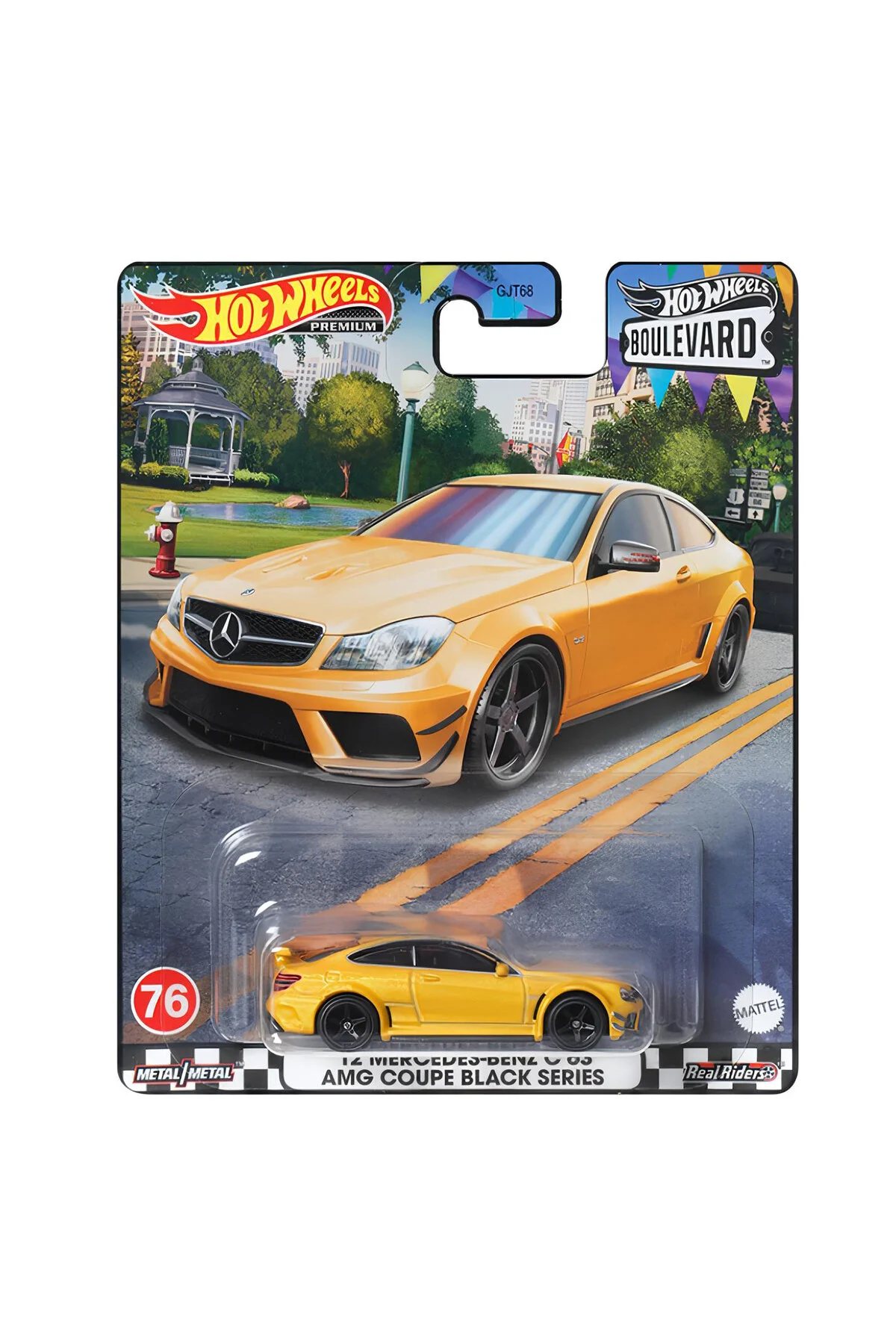 ماشین اسباب بازی PREMIUM 12 MERCEDES BENZ C 63 AMG COUPE SERIES MODEL هات ویلز اورجینال HOT WHEELS
