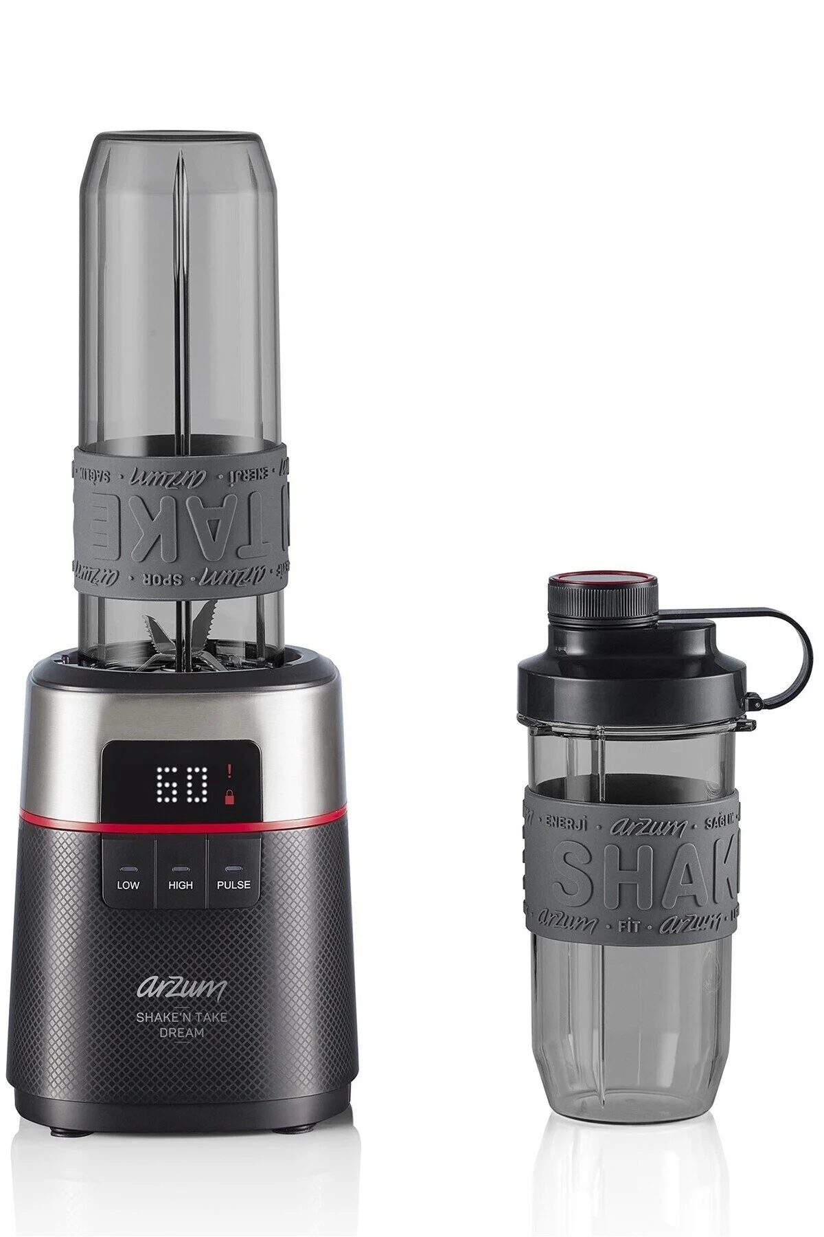 مخلوط کن شخصی اسموتی بلندر نسل جدید AR1148 SHAKE'N TAKE DREAM PERSONAL 500 W مشکی اورجینال Arzum