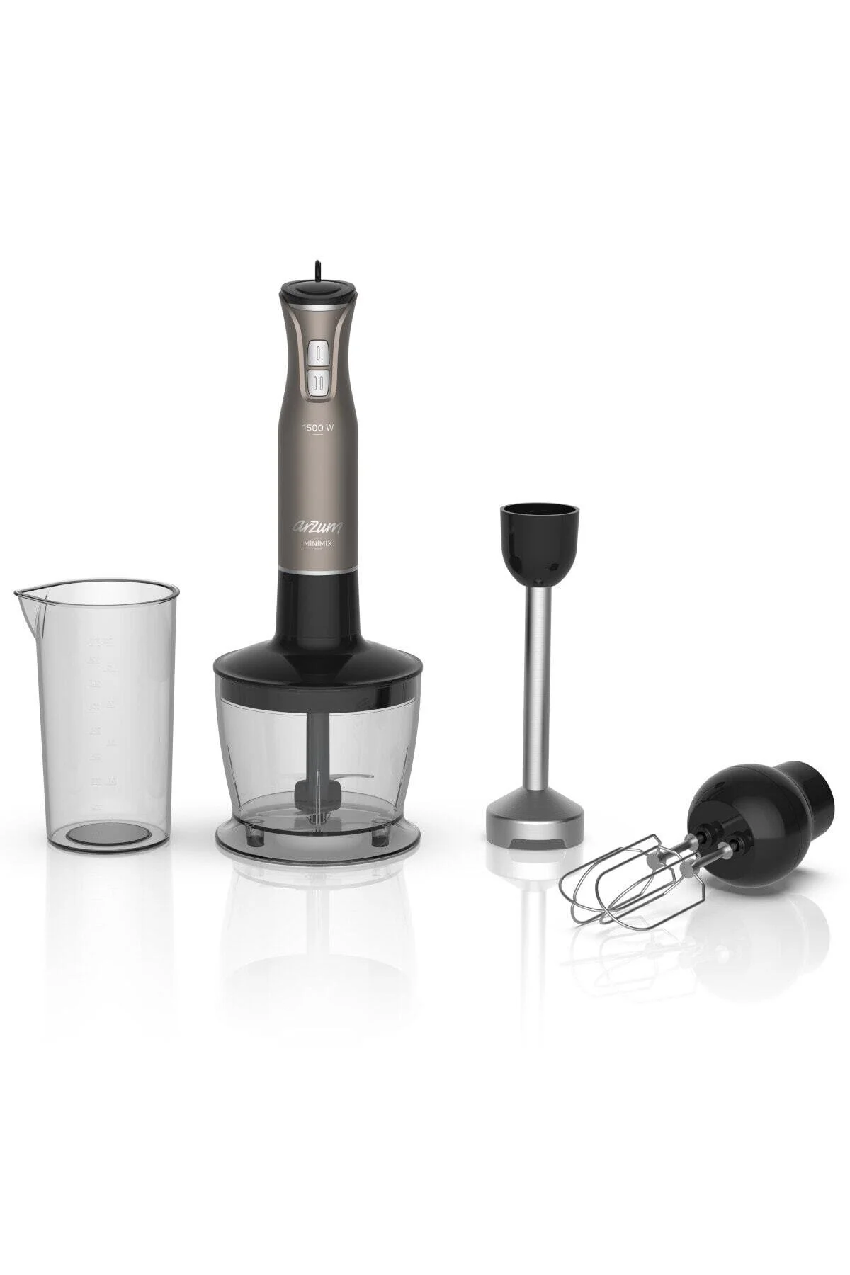 ست مخلوط کن AR1138 T MINMIX 1500 WATT HAND SET TOPRAK Arzum