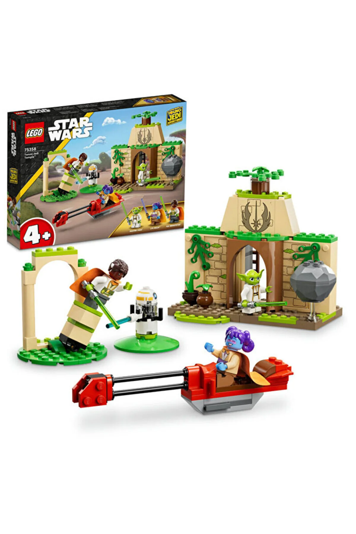 اسباب بازی های دیگر معبد جدای تنو جنگ ستارگان 75358 اورجینال LEGO