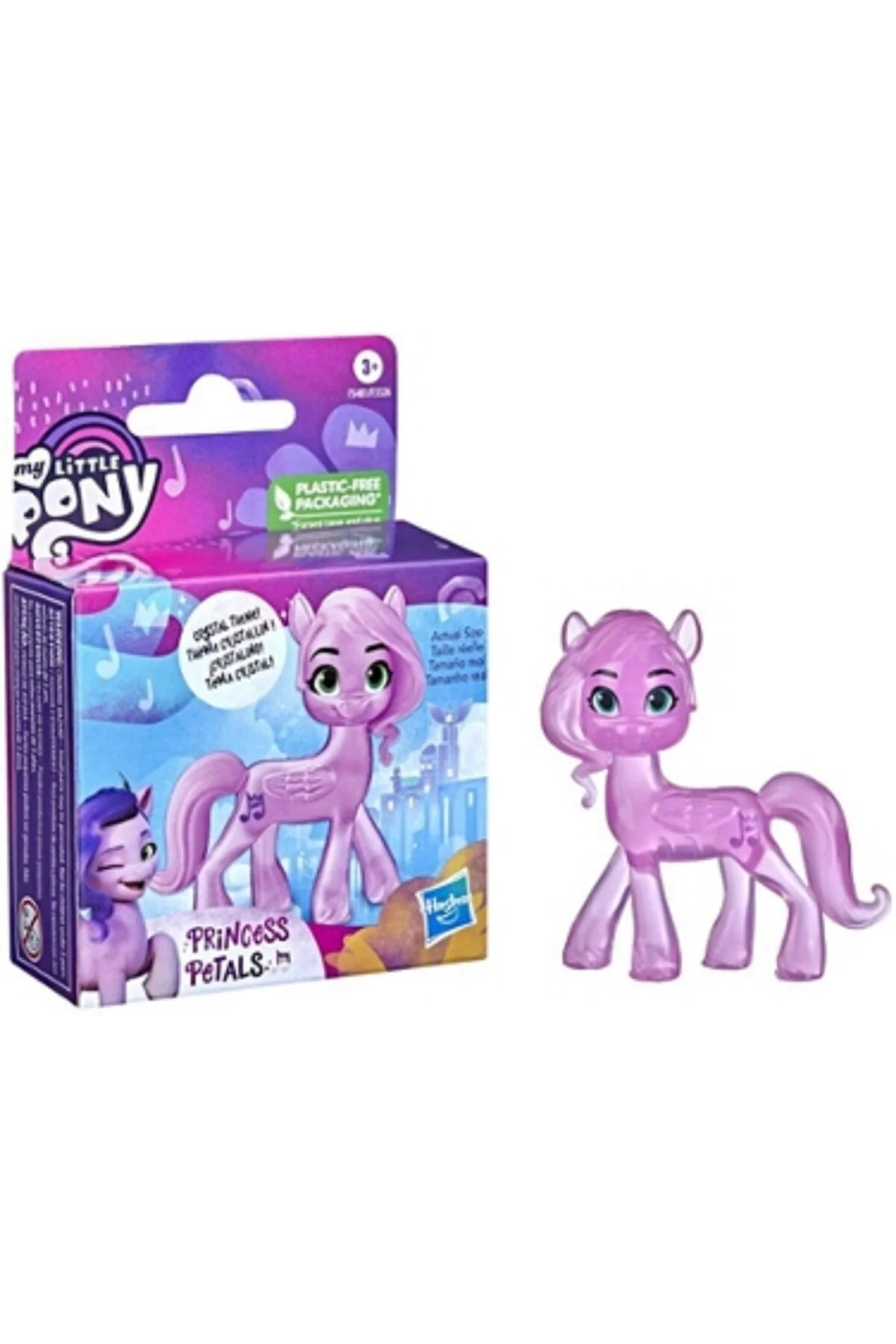 اسباب بازی های فیگور حیوانی 4 STET PONY LITTE MY PINCESS PLETALS SUNNY STARSCOUT IZZY MOONBOW HITCH TRAIRLBLAZER PINK MOR 44 Hasbro