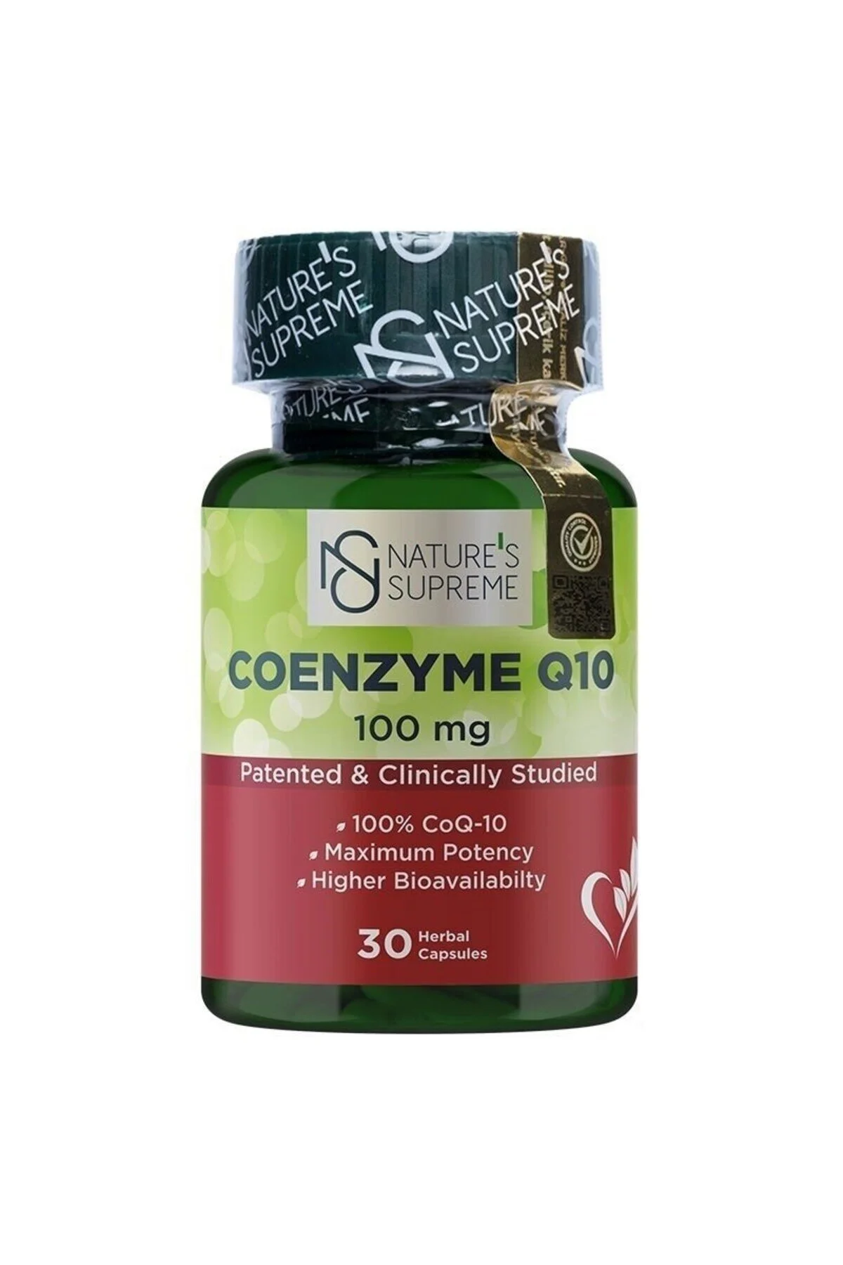 ویتامین COENZYME Q10 100 MG 30 کپسول Natures Supreme