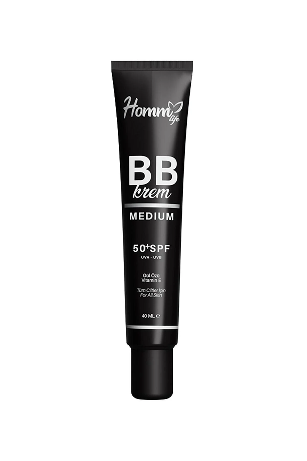 کرم بی بی متوسط با SPF 50 و حجم 40 میلی لیتر Homm Life