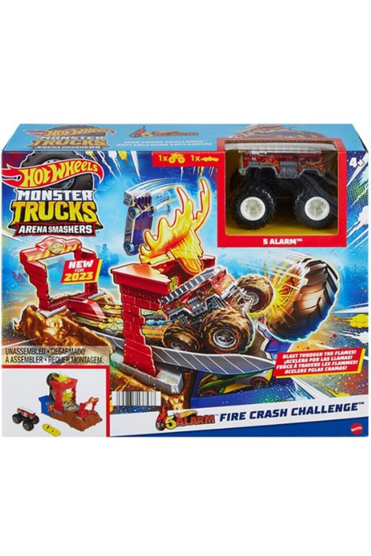 ماشین اسباب بازی مجموعه های شروع چالش TOY HOT WHEELS MONSTER TRUCKS ARENA Mattel
