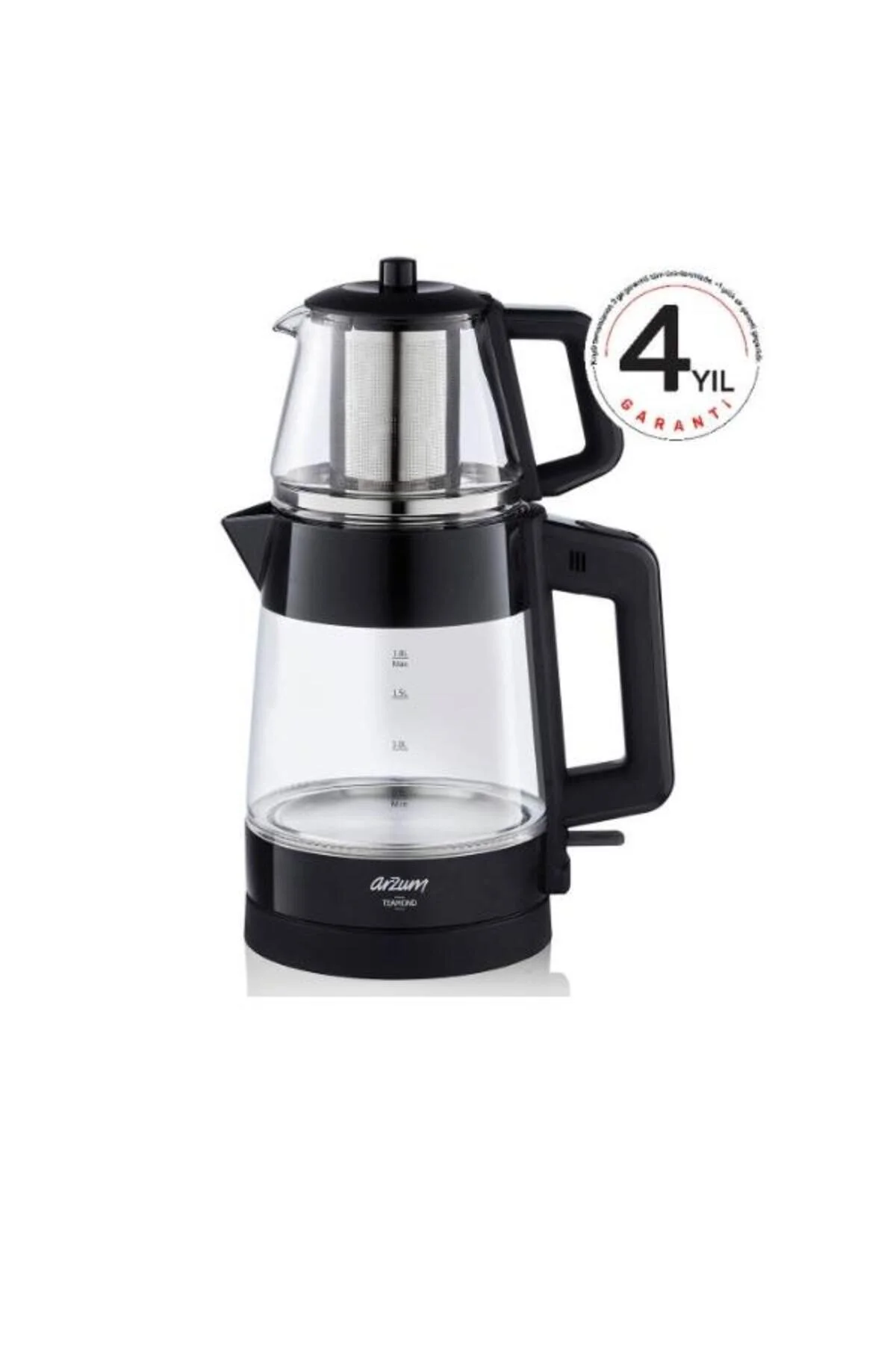 چای ساز TEAMOND TEA MACHINE BLACK AR3136 Arzum