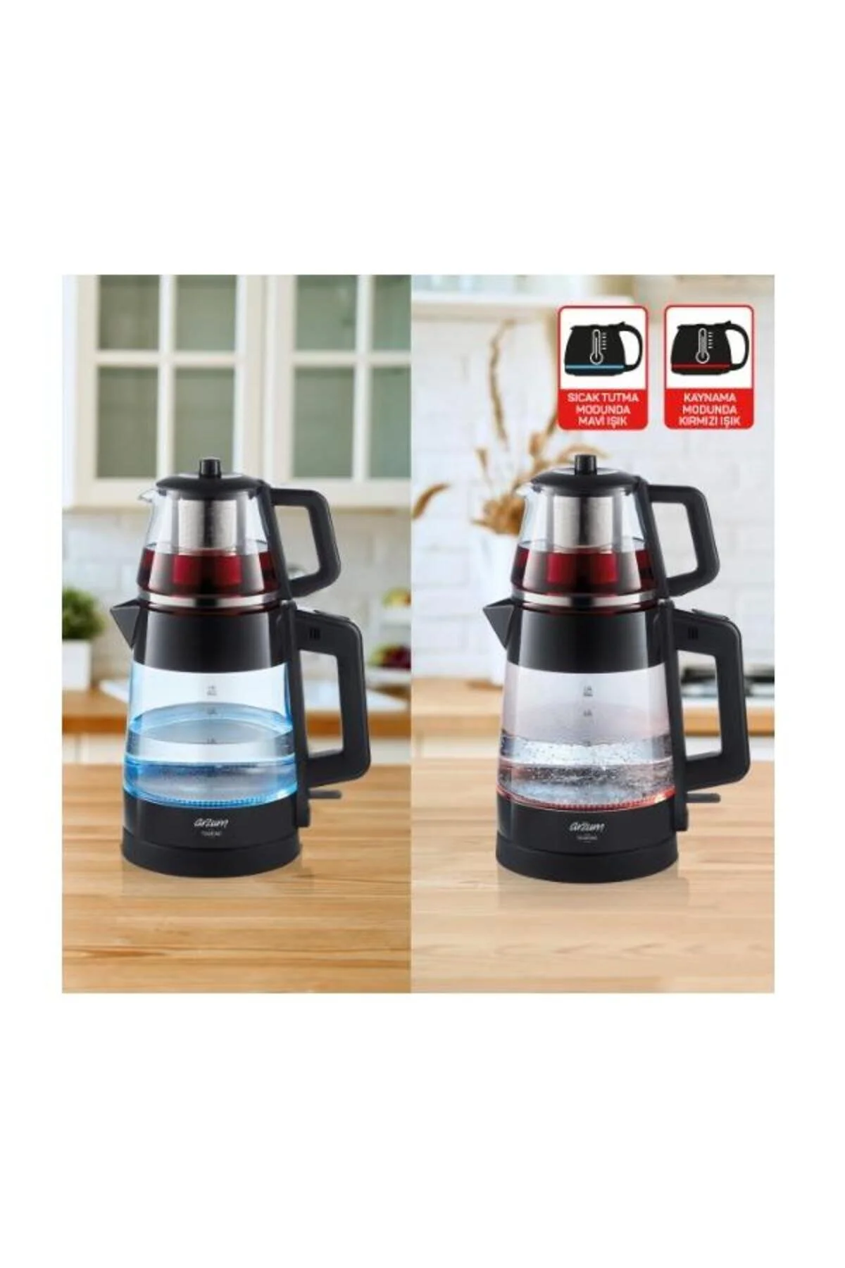 چای ساز TEAMOND TEA MACHINE BLACK AR3136 Arzum