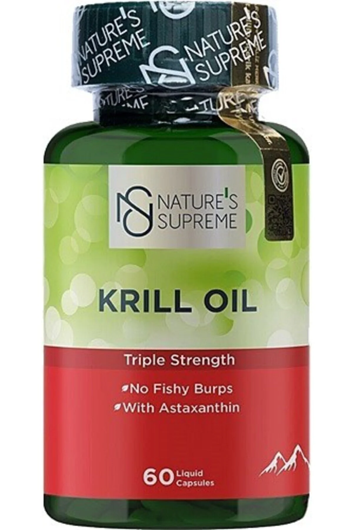 ویتامین روغن کریل 60 کپسول اورجینال Natures Supreme