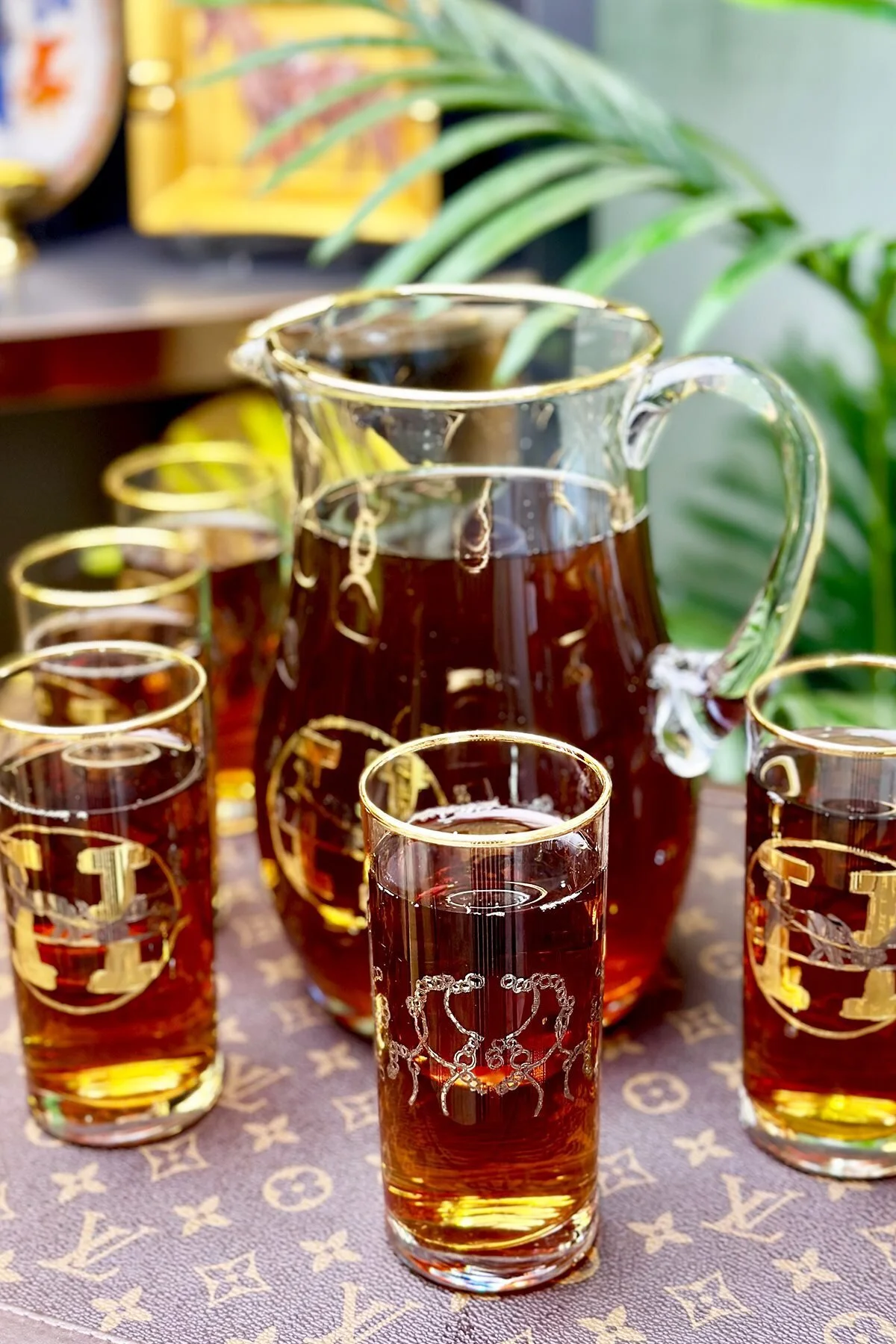 ARTER Home ست شیشه ای 26 تکه H الگوی طلا