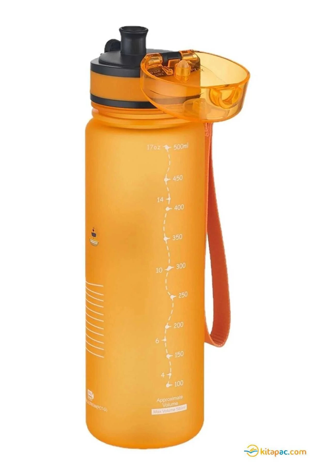 قمقمه و فلاسک نارنجی درایور الگوی 500 میل Uzspace Matara 3026 Vagonlife